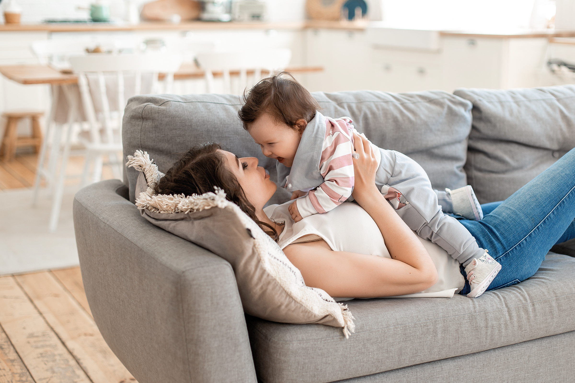 Семейная фотосессия в студии и дома. Семейный фотограф в Санкт-Петербурге Анна Аверина