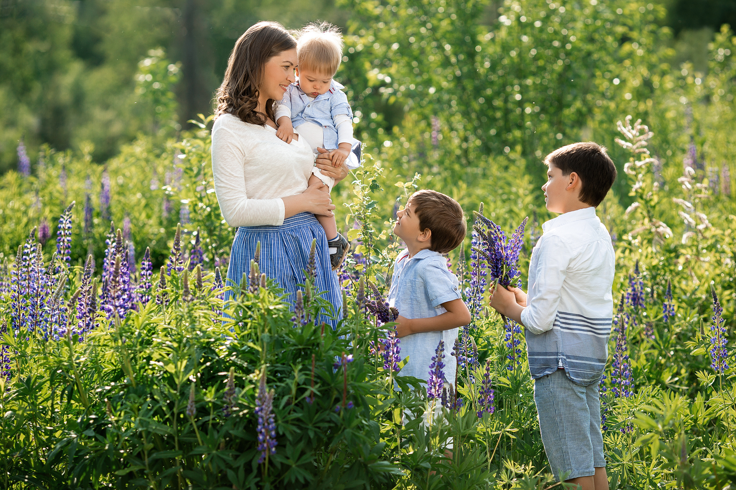 Семейные прогулки. Семейный фотограф в Санкт-Петербурге Анна Аверина