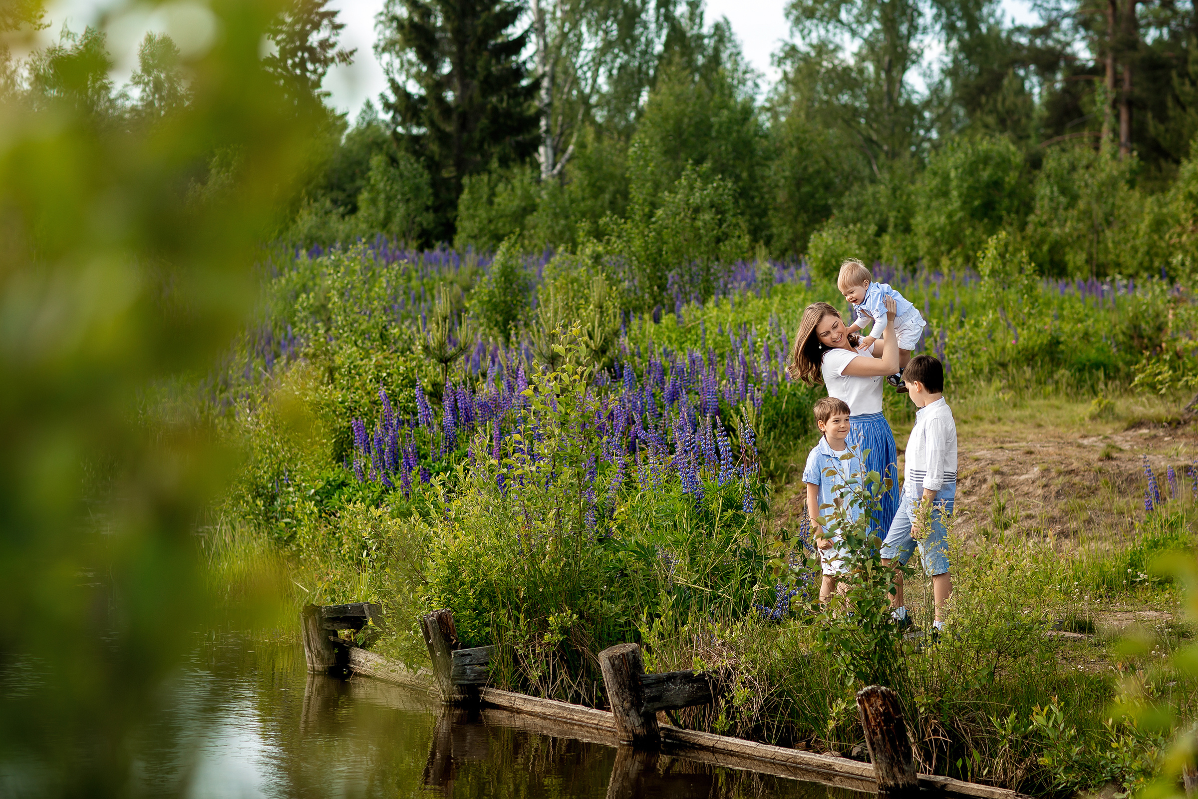 Семейные прогулки. Семейный фотограф в Санкт-Петербурге Анна Аверина