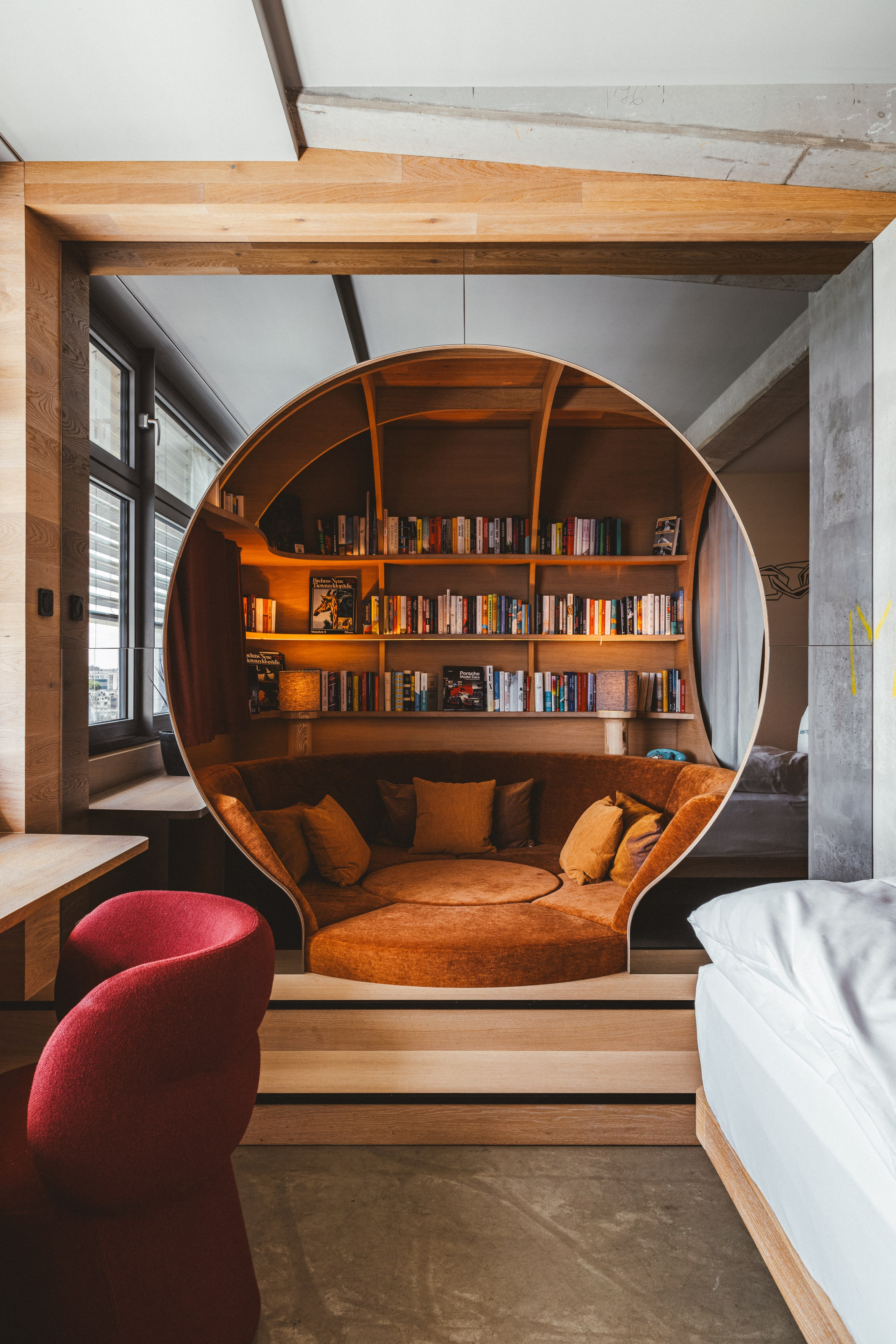 25hours Hotel Bikini Berlin. Interior and architecture photographer Michael Brave