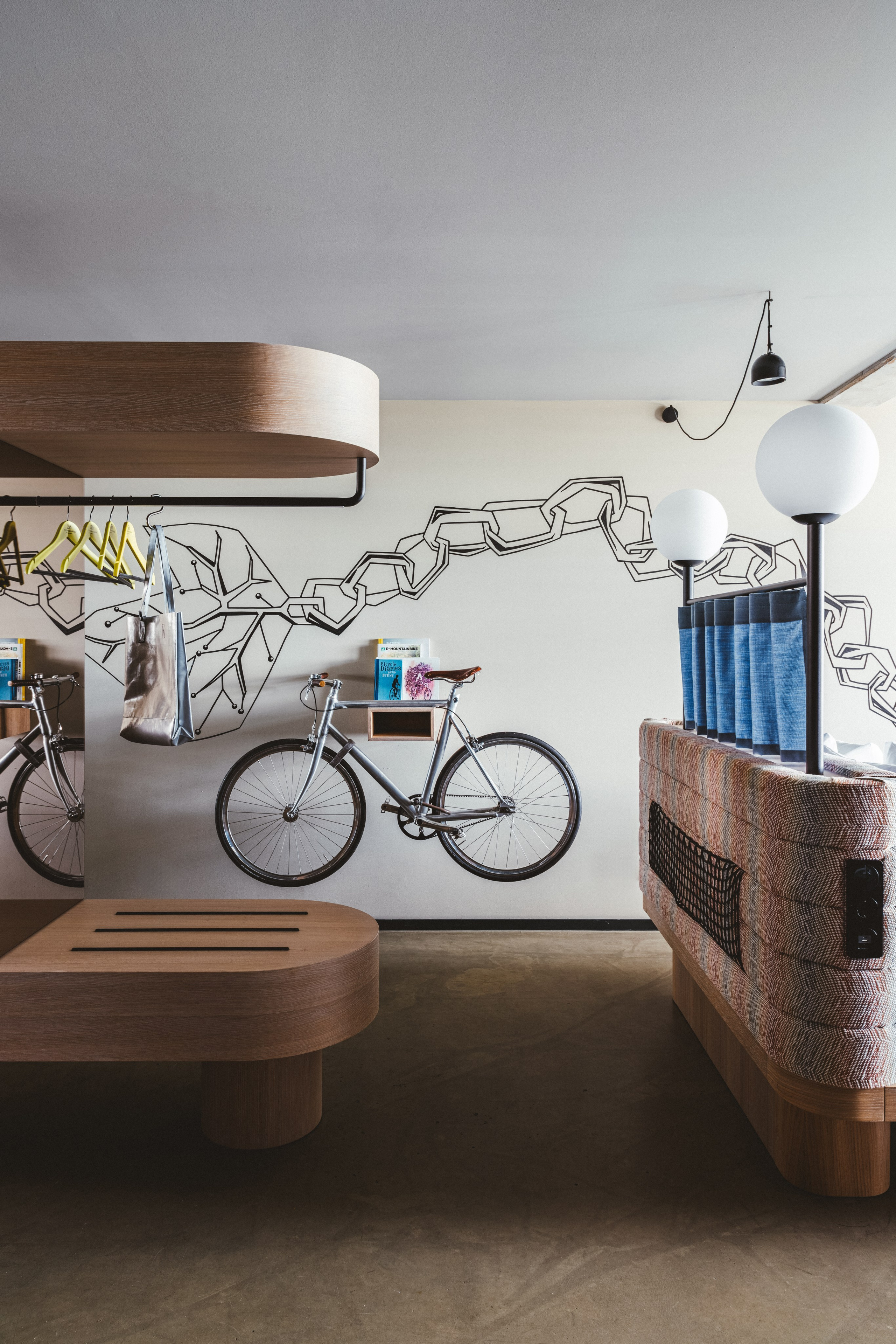 25hours Hotel Bikini Berlin. Interior and architecture photographer Michael Brave