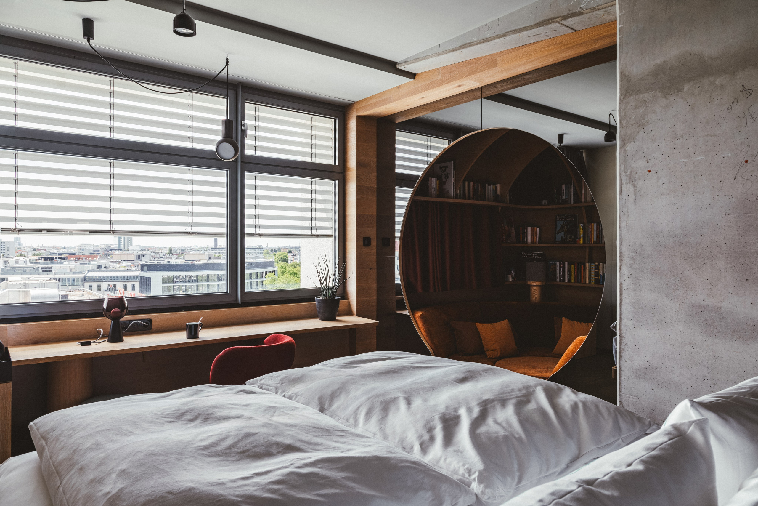 25hours Hotel Bikini Berlin. Interior and architecture photographer Michael Brave