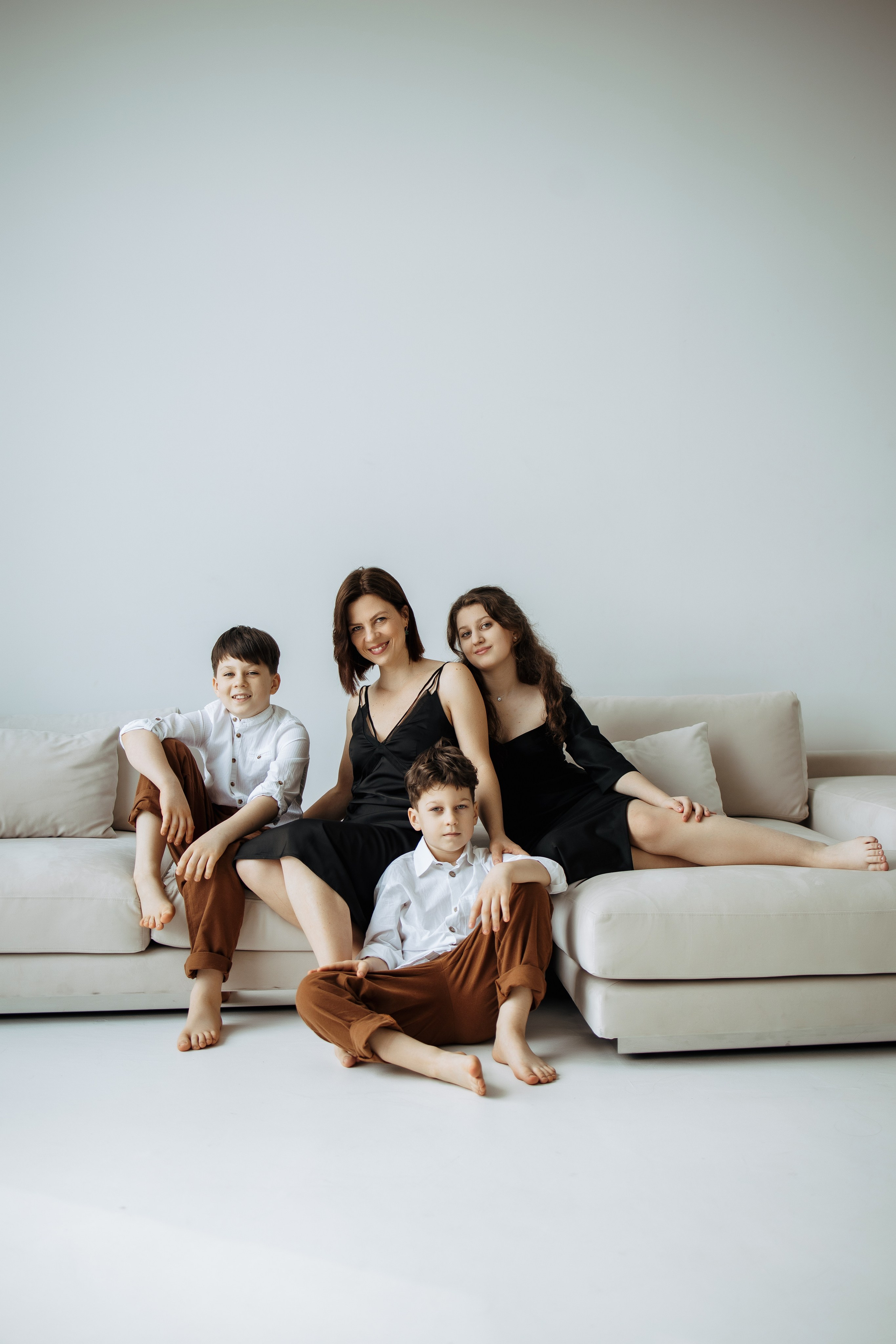 Анна с детьми. Фотограф Краснодар