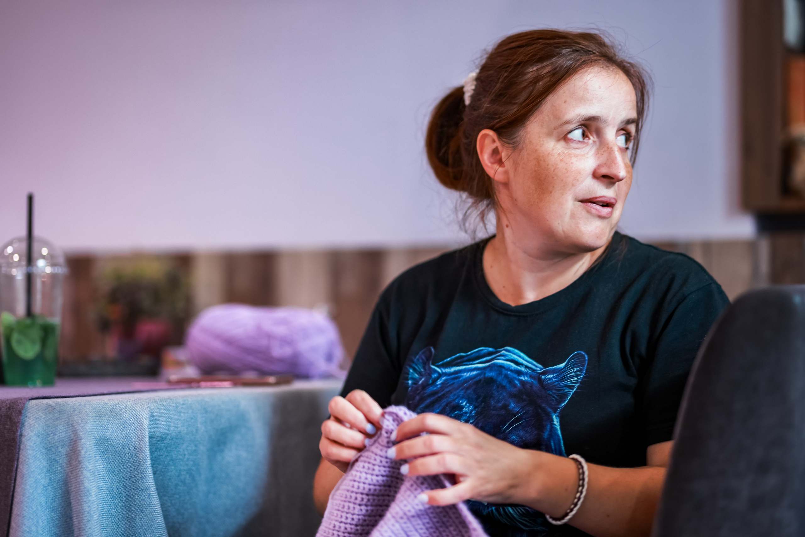 В кафе. Фотограф репортажей и стритфотосессий в Москве Людмила Смирнова