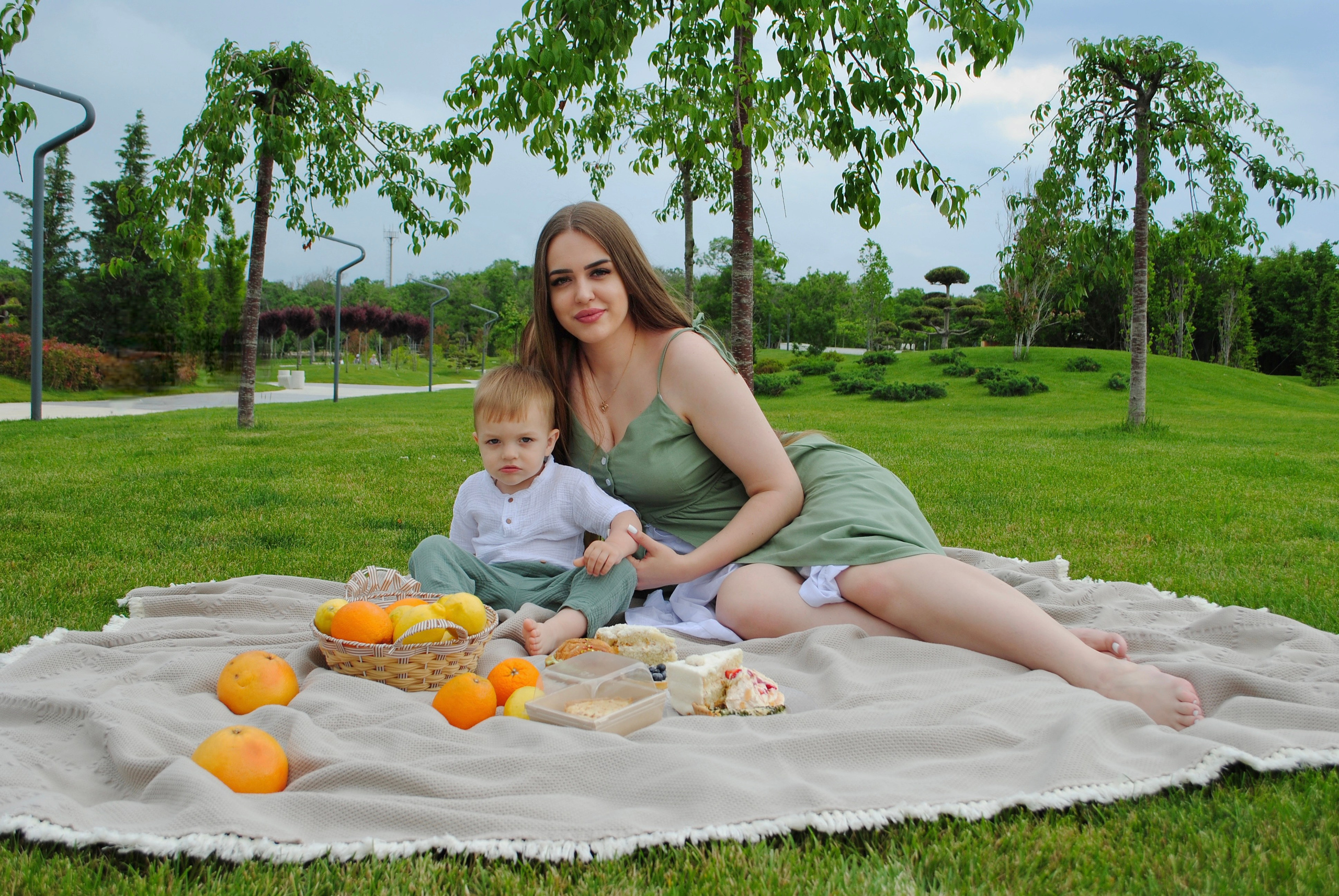 Настя и семья. Фотограф Мария Мусаелян