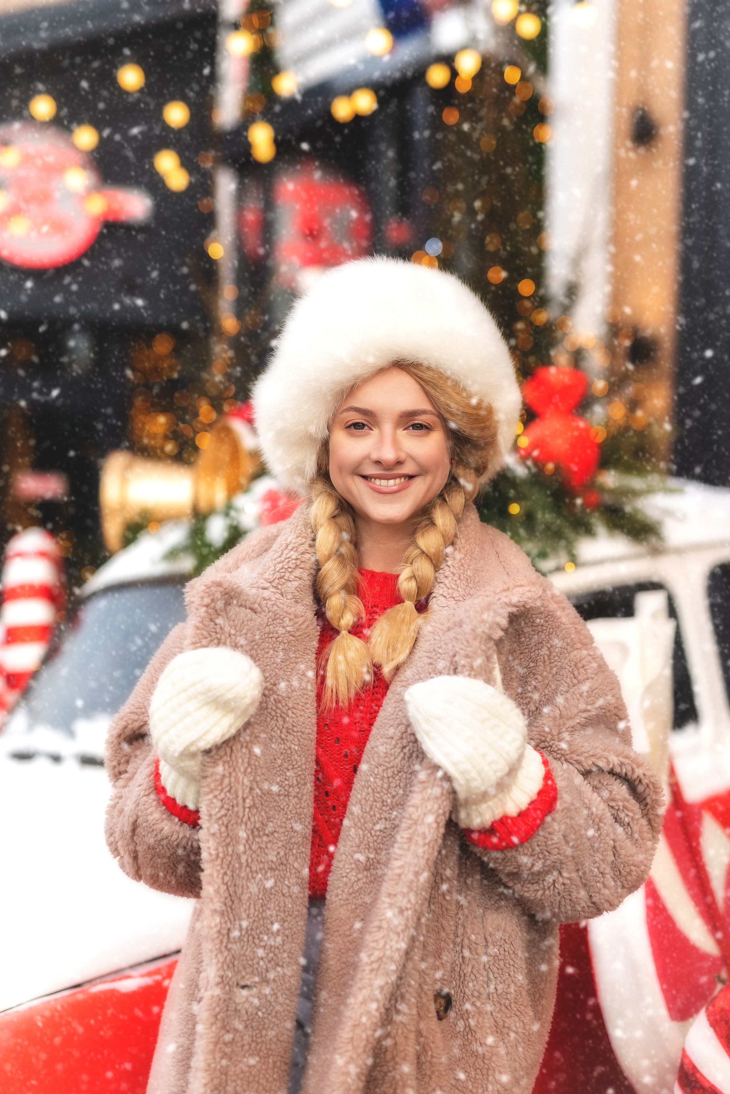 Фотопрогулка по зимнему городу. Семейный, детский фотограф в Воронеже Анна Никитина