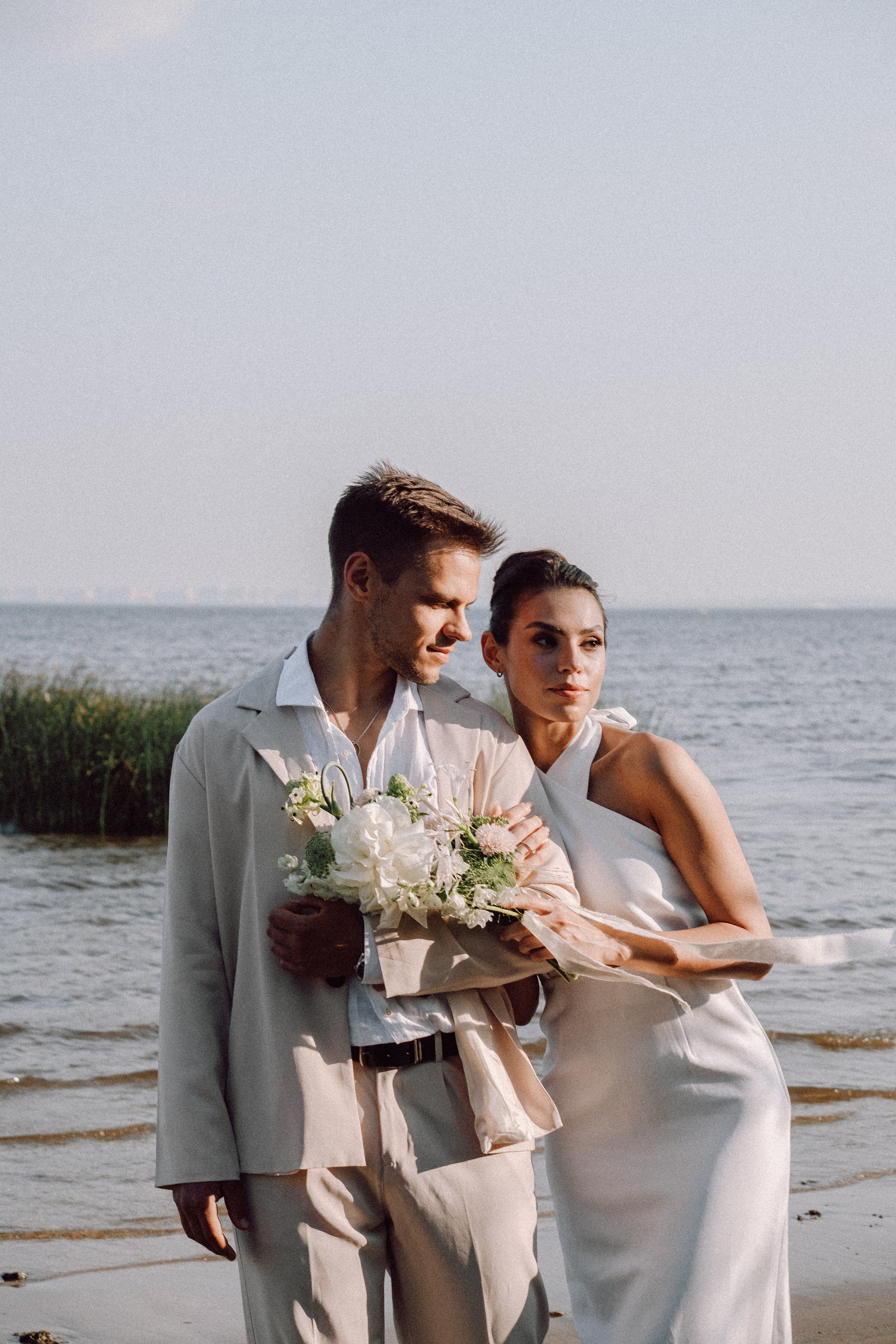СВАДЕБНАЯ ФОТОСЕССИЯ ВЫЕЗДНОЙ ЦЕРЕМОНИИ (ФИНСКИЙ ЗАЛИВ). Профессиональный фотограф, Санкт-Петербург — Виктория Богомолова