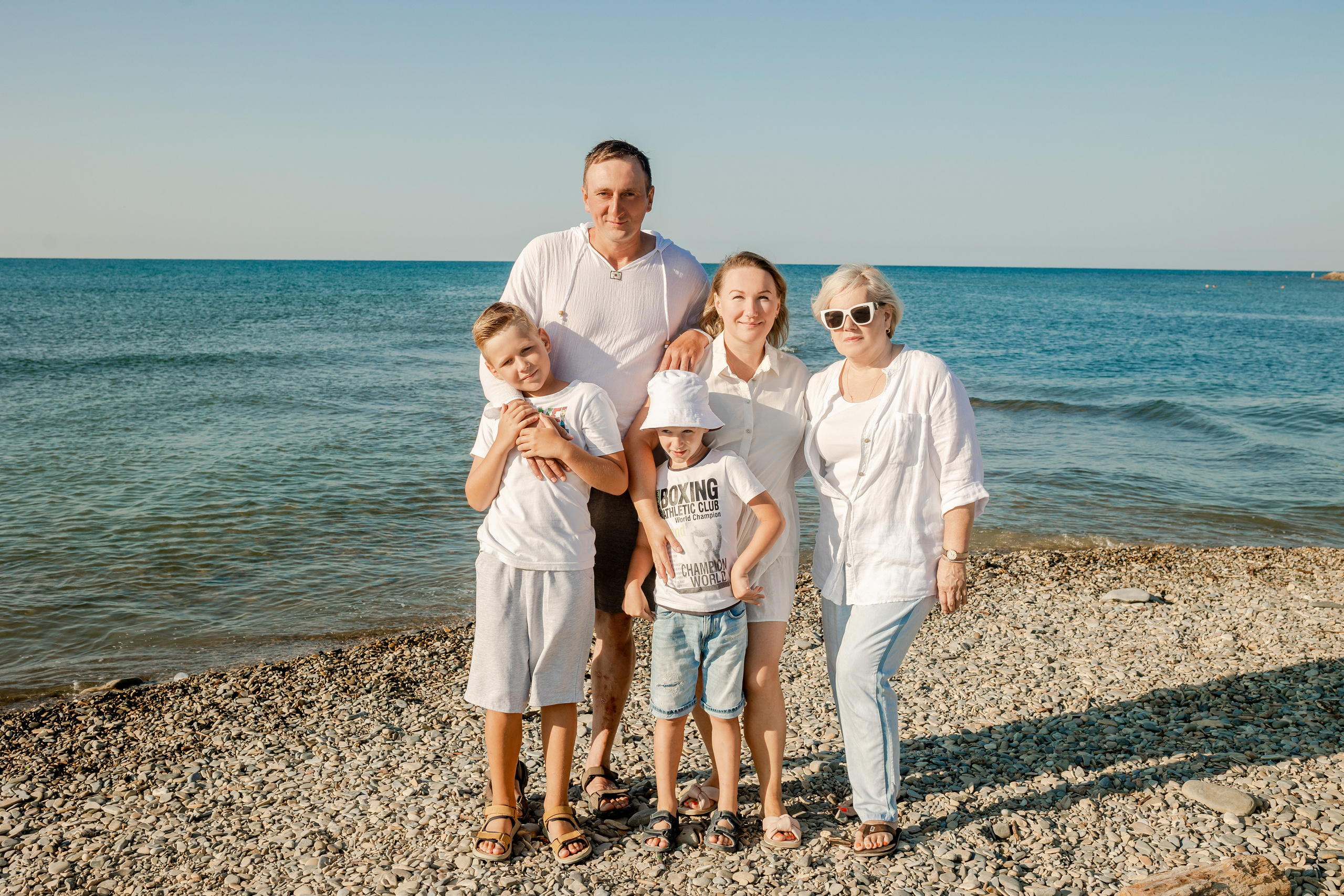 Татьяна и Андрей с детьми. Фотограф в Геленджике, Архипо-Осиповке, Абрау-Дюрсо, Кринице Виктория