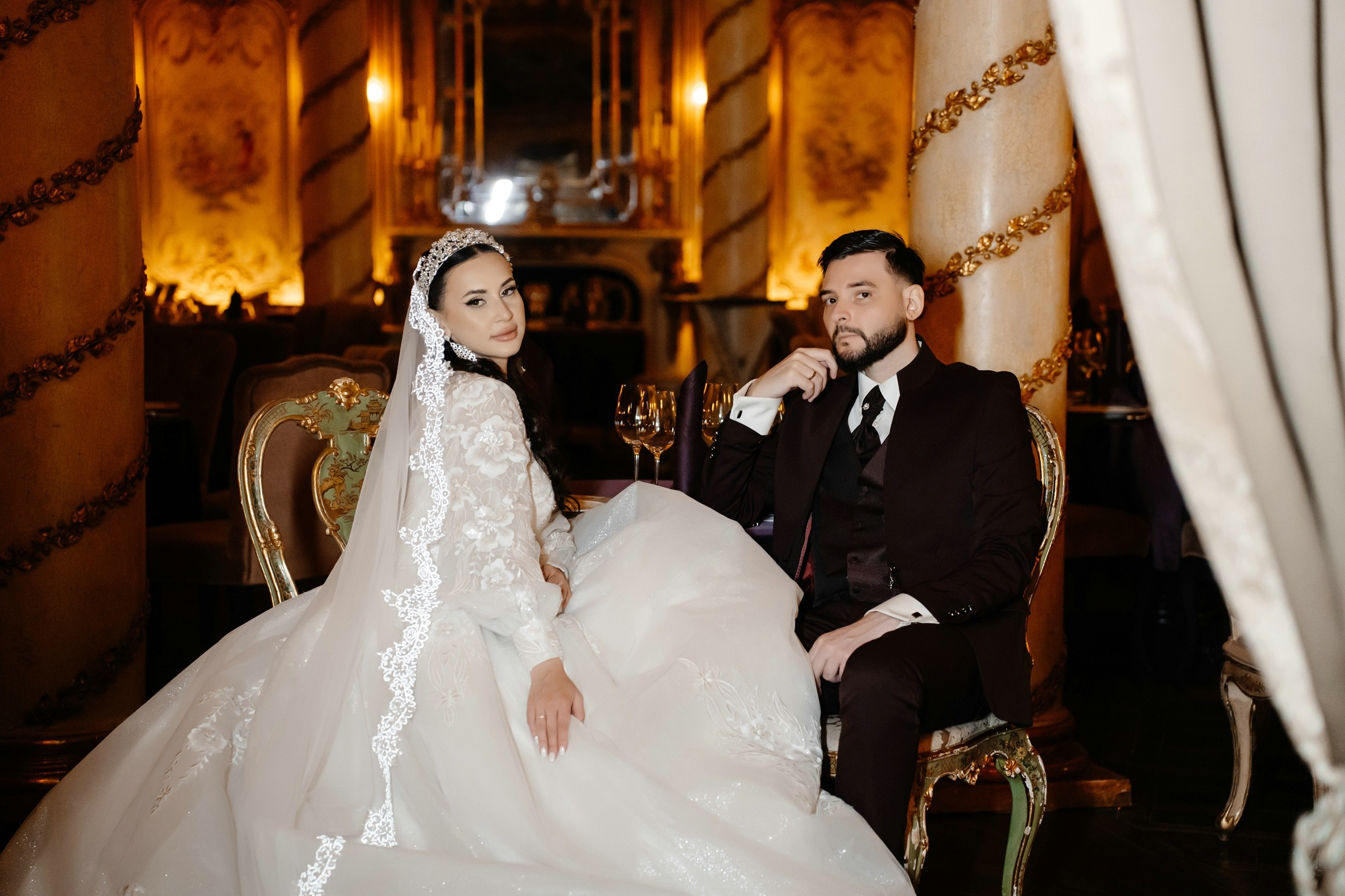 Свадебная фотосессия в ресторане Турандот. Свадебный и семейный фотограф в Москве Светлана Зоткина