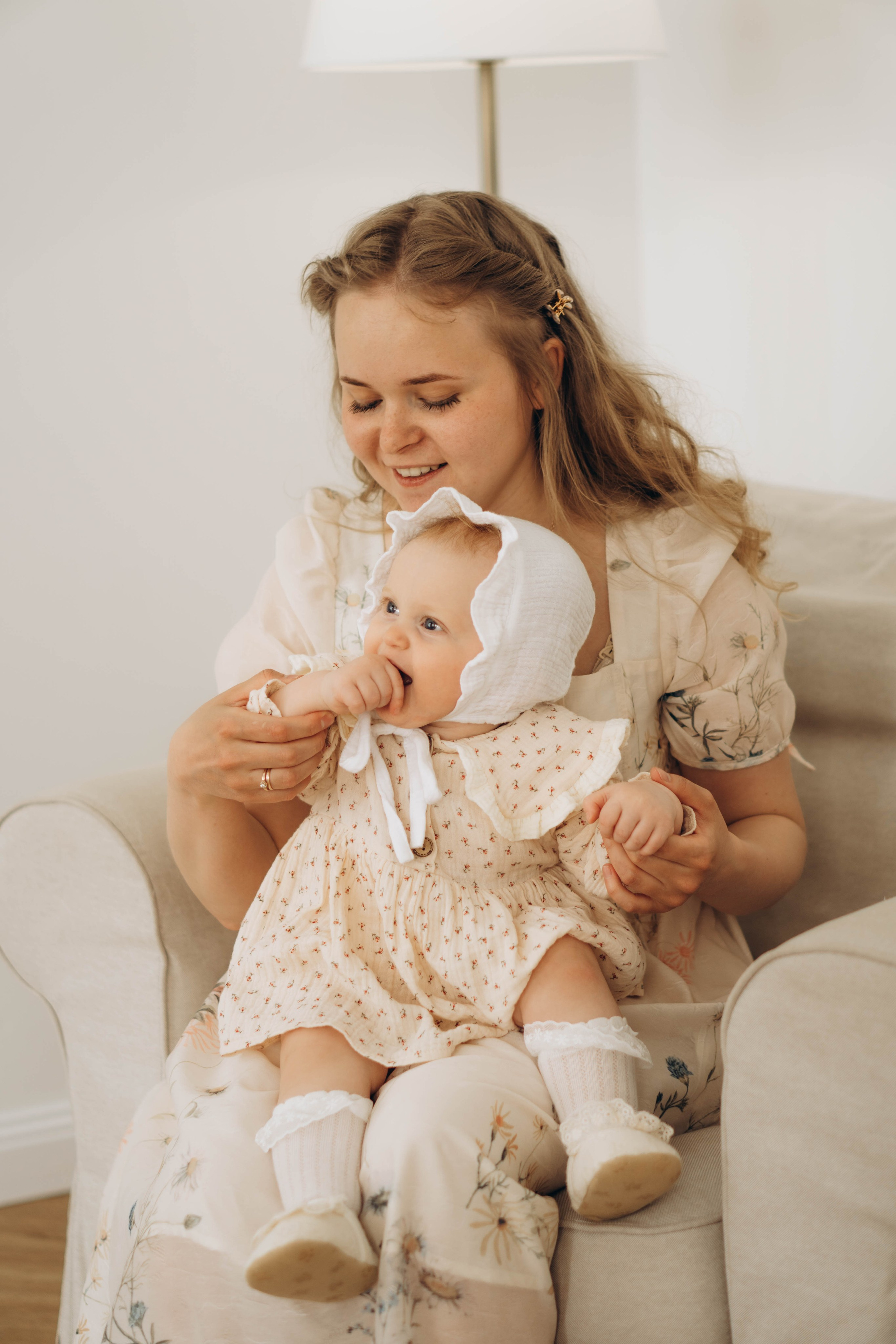 Студийная семейная съемка на годик. Фотограф Москва Валерия Веденина