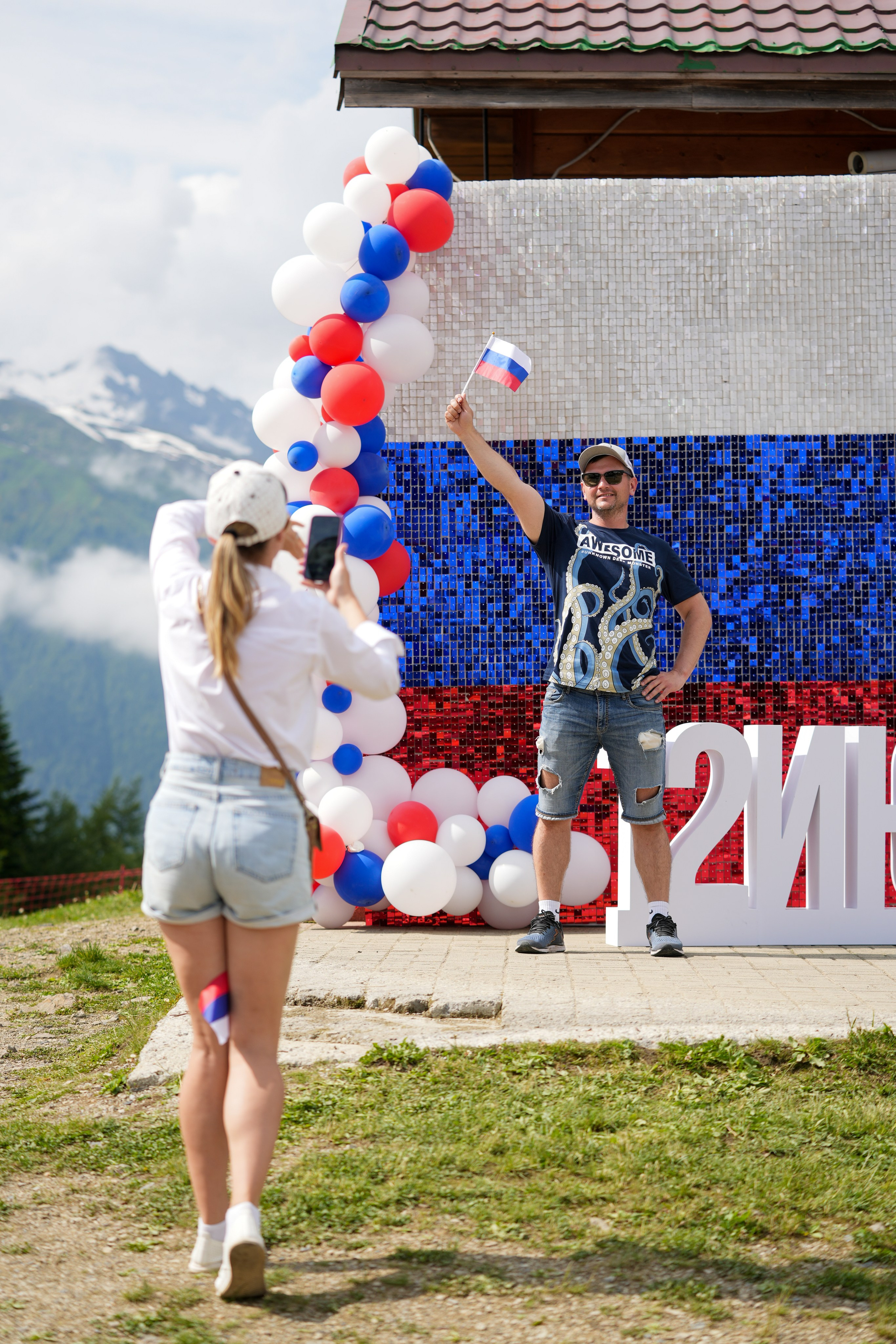 День России на курорте Газпром 2023. Репортажный фотограф в Красной Поляне и Сочи Павлюченко Екатерина