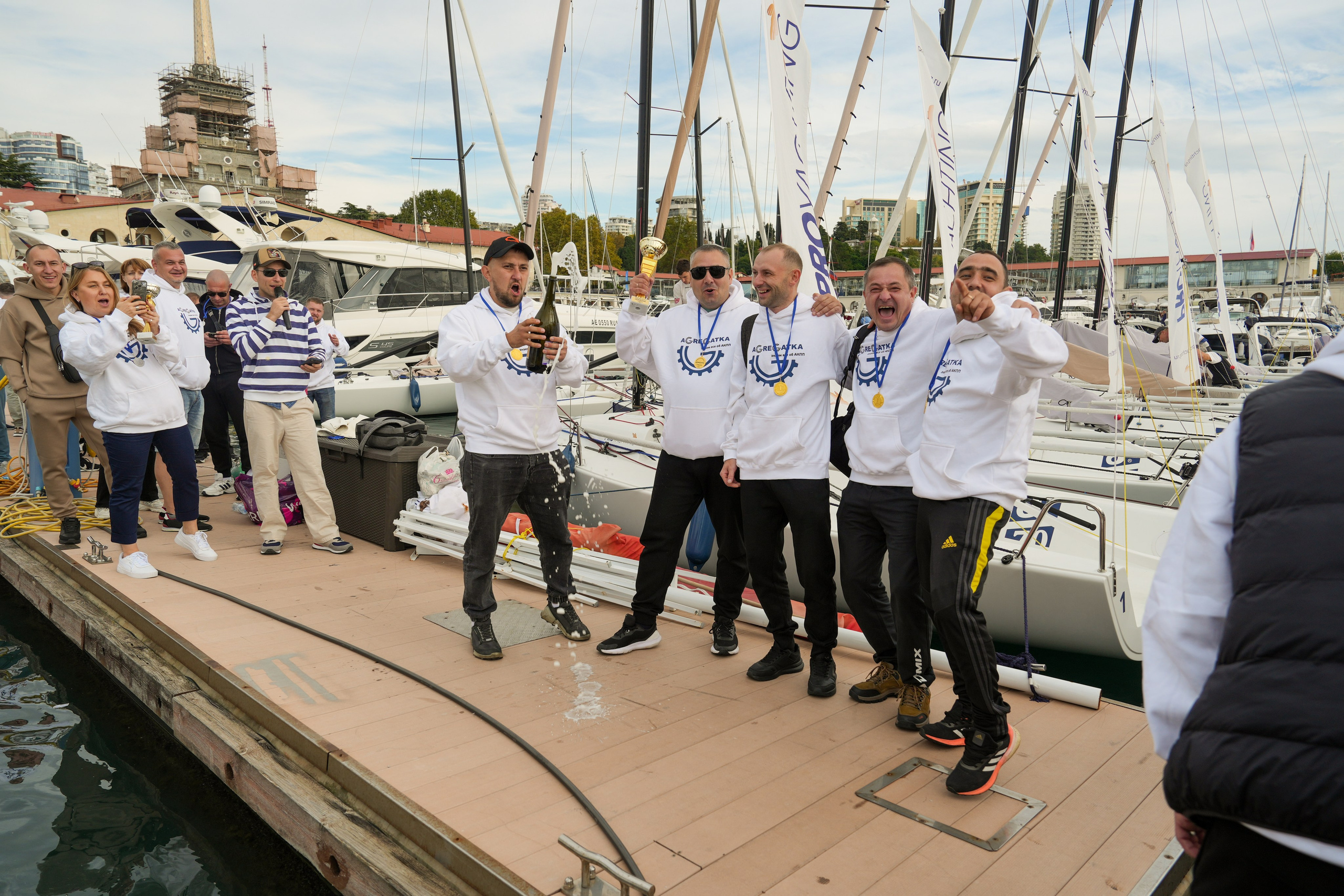 Яхтенная регата для компании Агрегатка. Репортажный фотограф в Красной Поляне и Сочи Павлюченко Екатерина