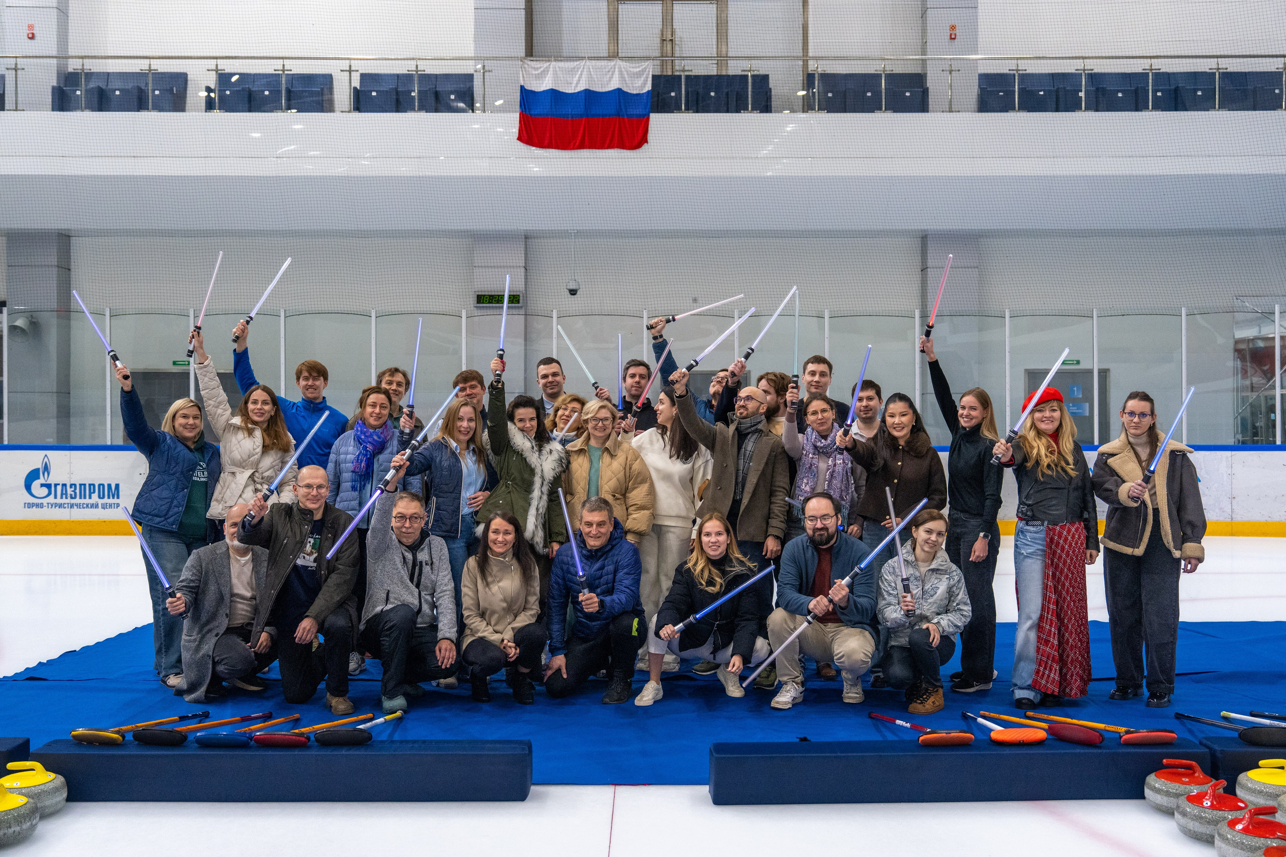 Керлинг для компании Р-Фарм. Репортажный фотограф в Красной Поляне и Сочи Павлюченко Екатерина