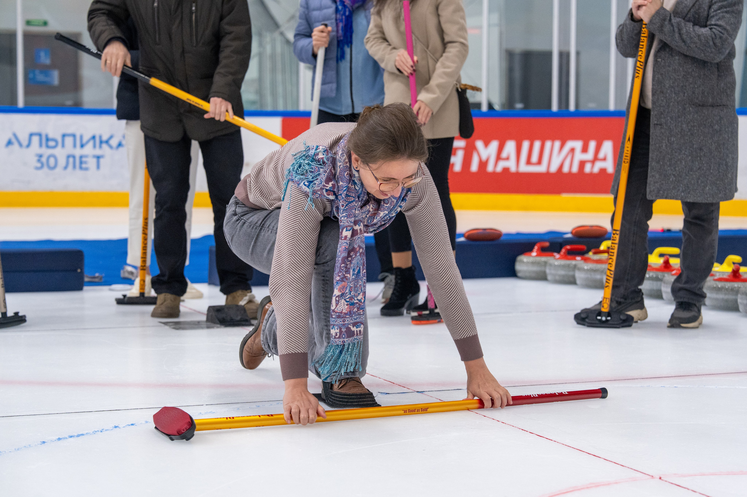 Керлинг для компании Р-Фарм. Репортажный фотограф в Красной Поляне и Сочи Павлюченко Екатерина