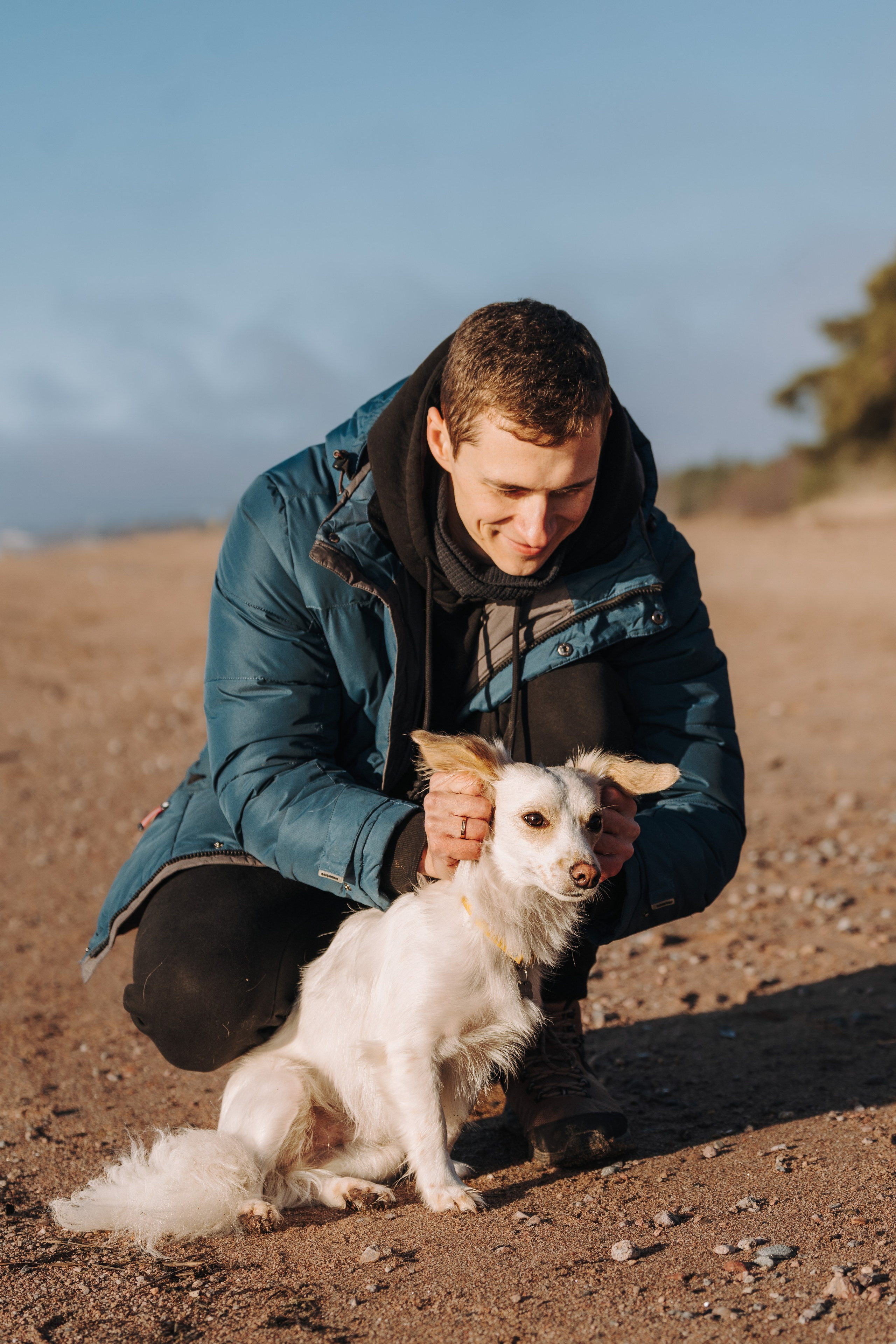 Бруно, Алена и Антон. Фотограф анималист в Спб недорого Олеся Майорова