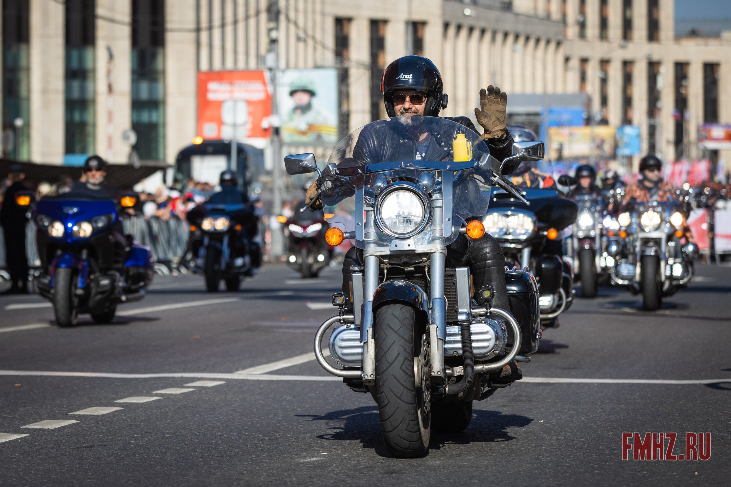 Закрытие Мотосезона 2023 на проспекте Академика Сахарова. Фотограф Владимир Охрименко