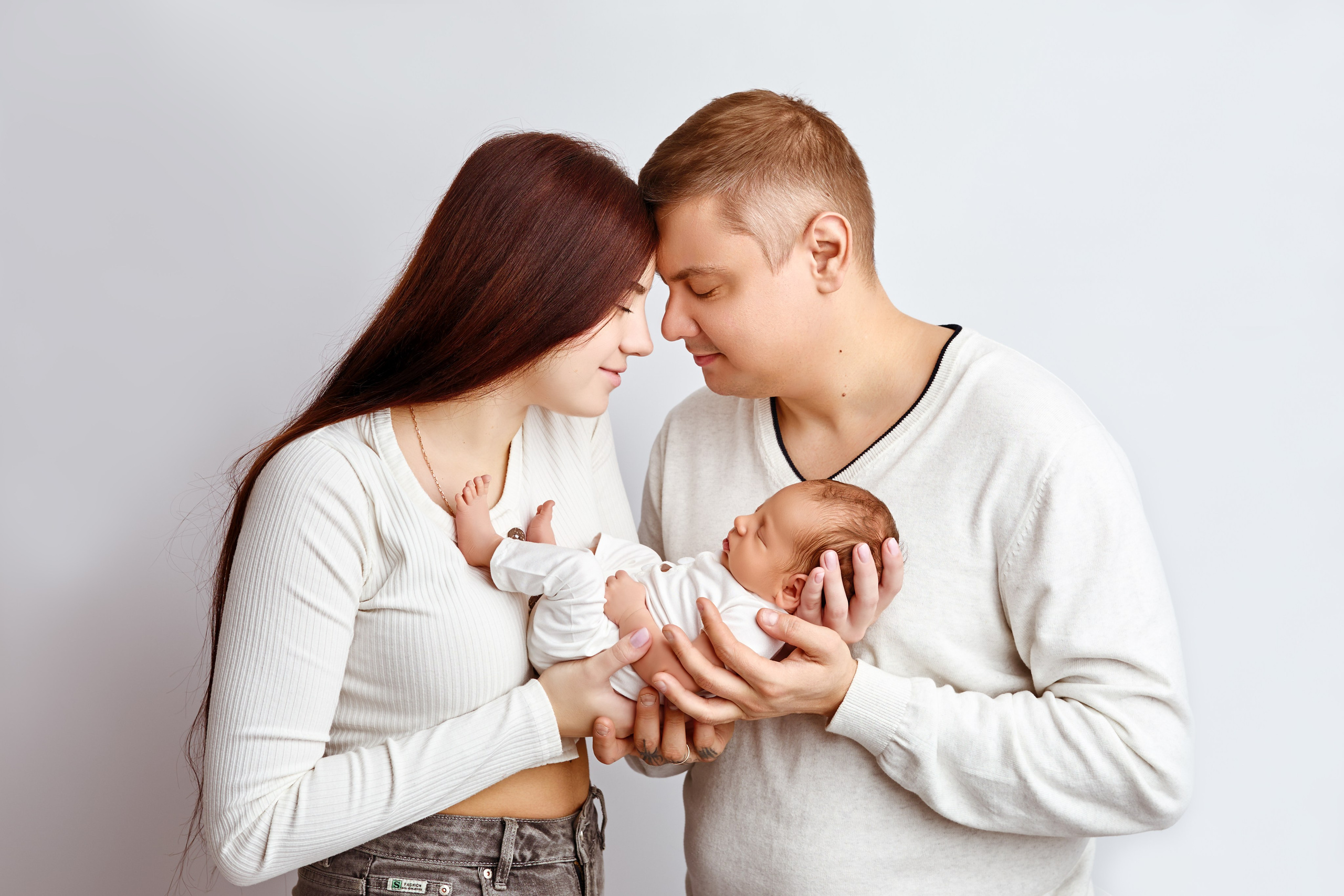 Фотосессия newborn (семейные кадры). Фотограф новорожденных Ростов-на-Дону
