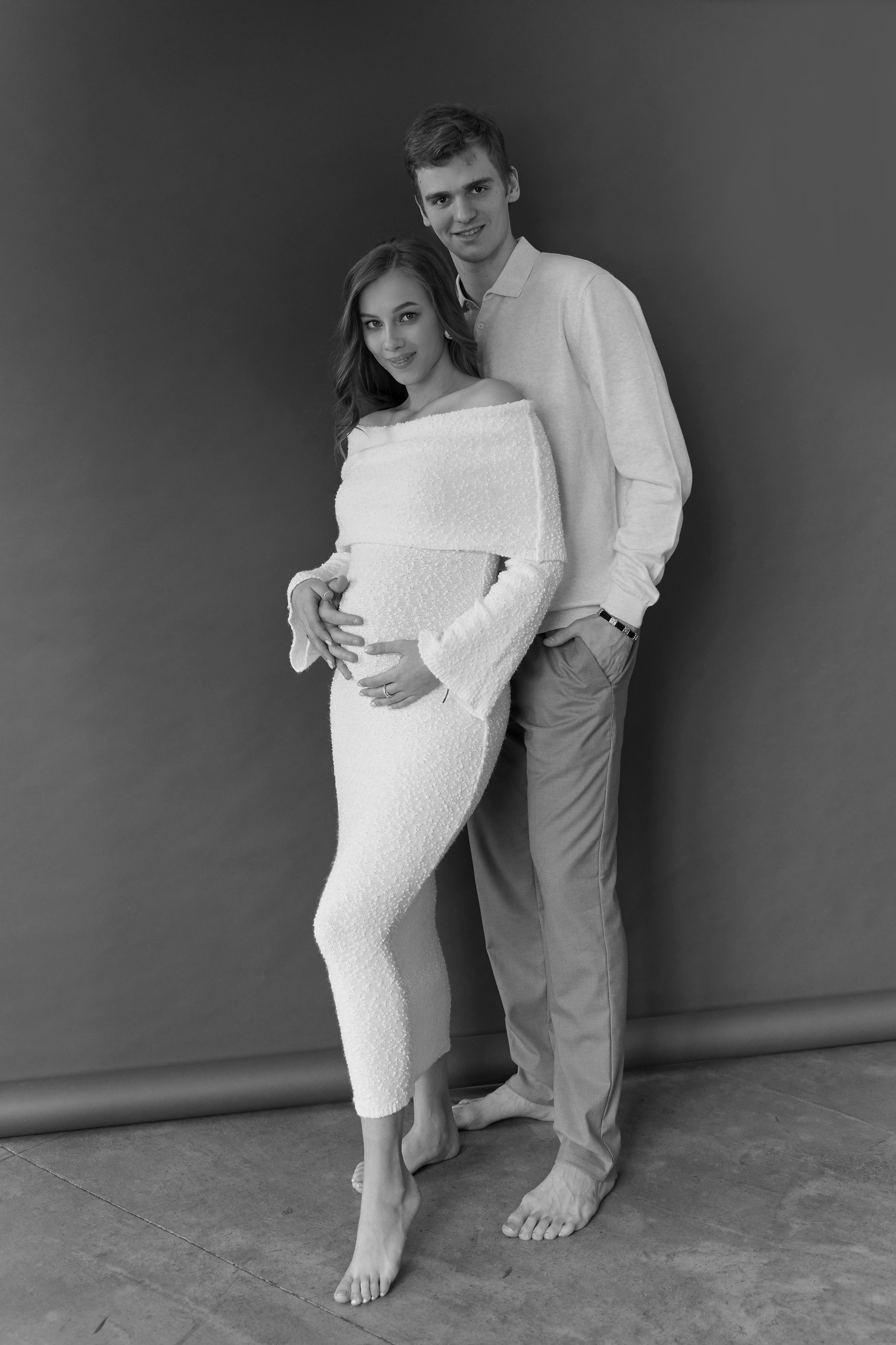 Дарья с мужем. Семейный фотограф и фотограф беременности во Владивостоке