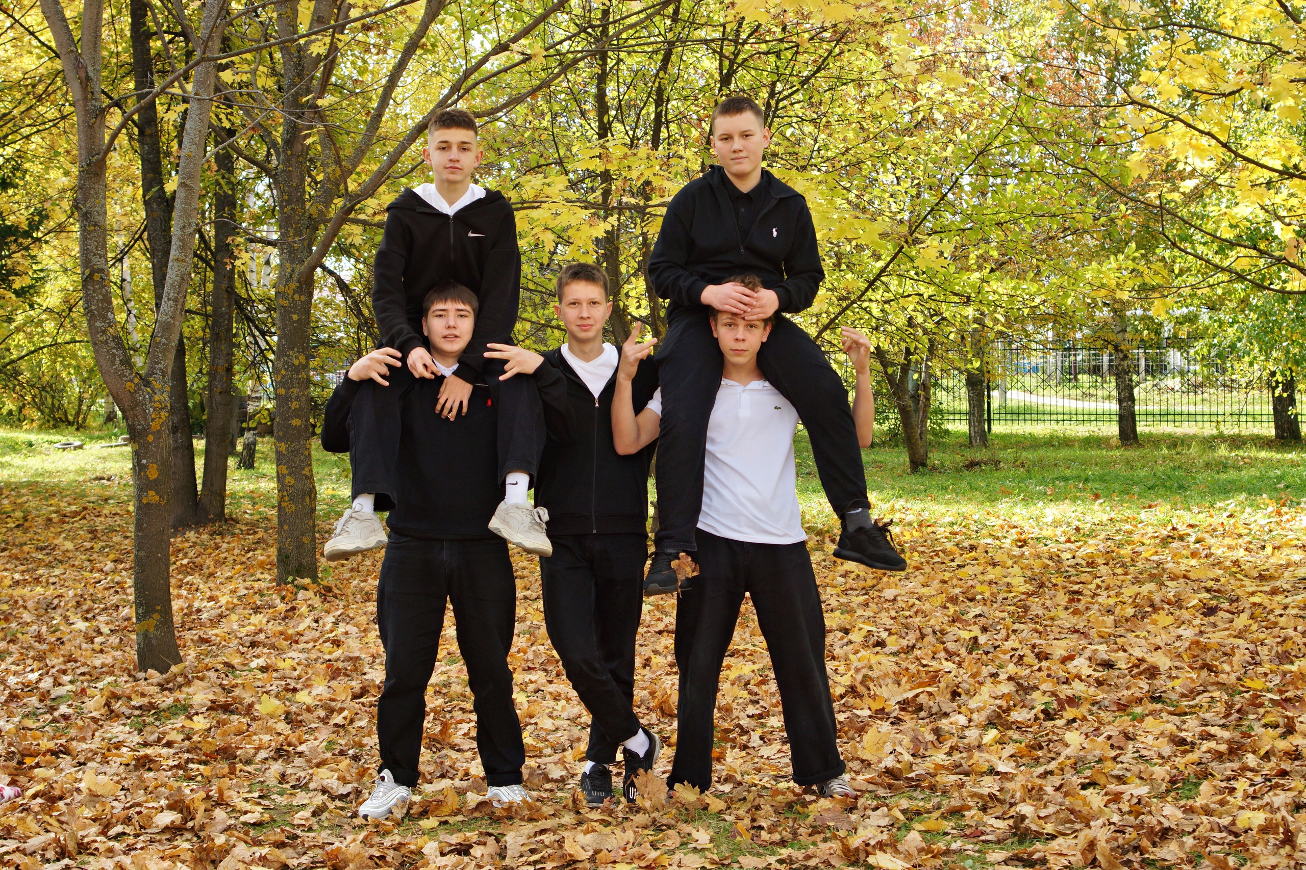 Осенняя фотосессия в школе г. Йошкар-Ола