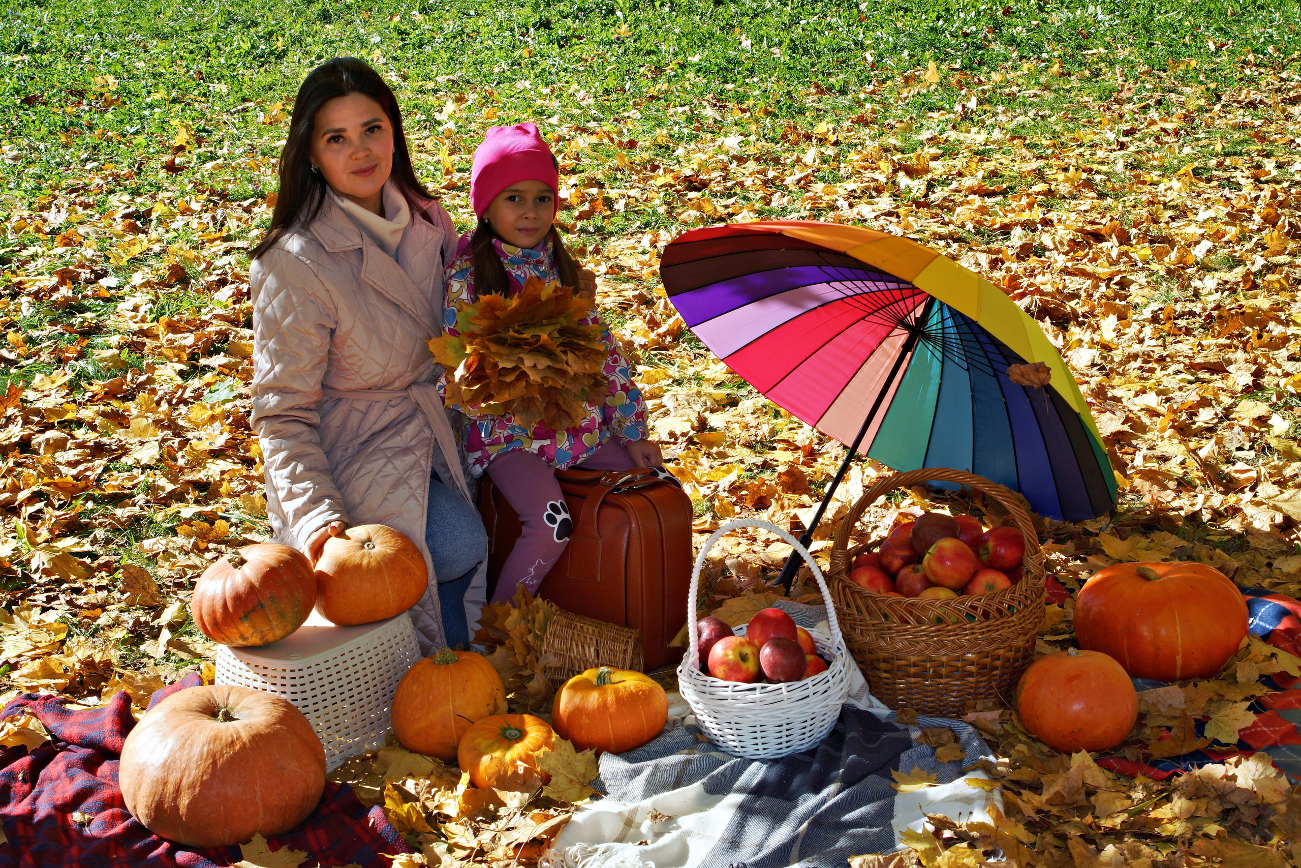 Осенняя фотосессия в детском саду г. Йошкар-Ола