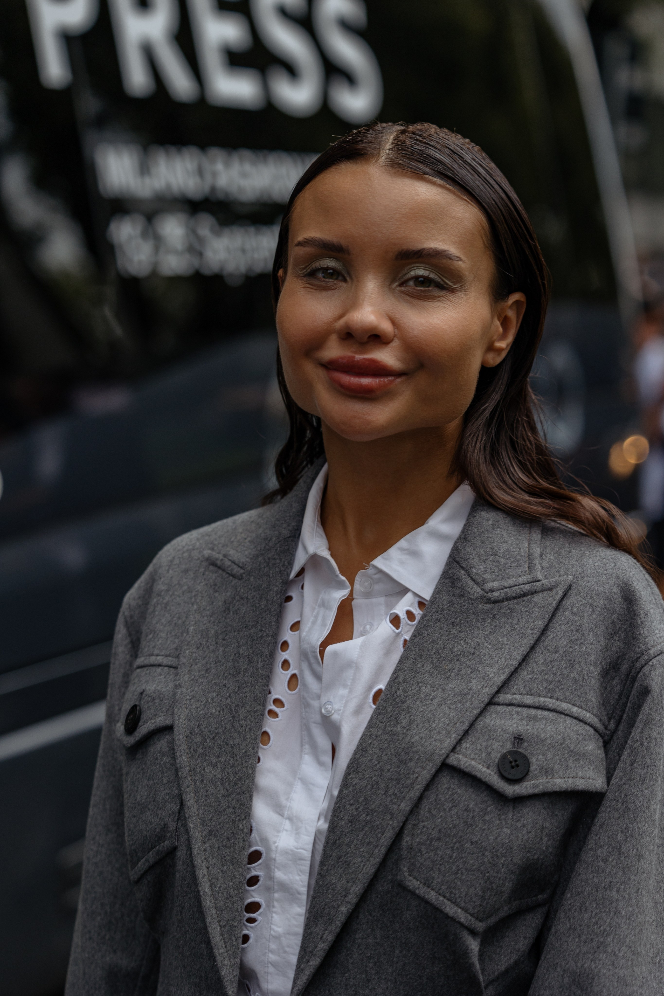 MFW SPRING/SUMMER 2024 EMPORIO ARMANI. Photographer in Milan Ivan Goncharov