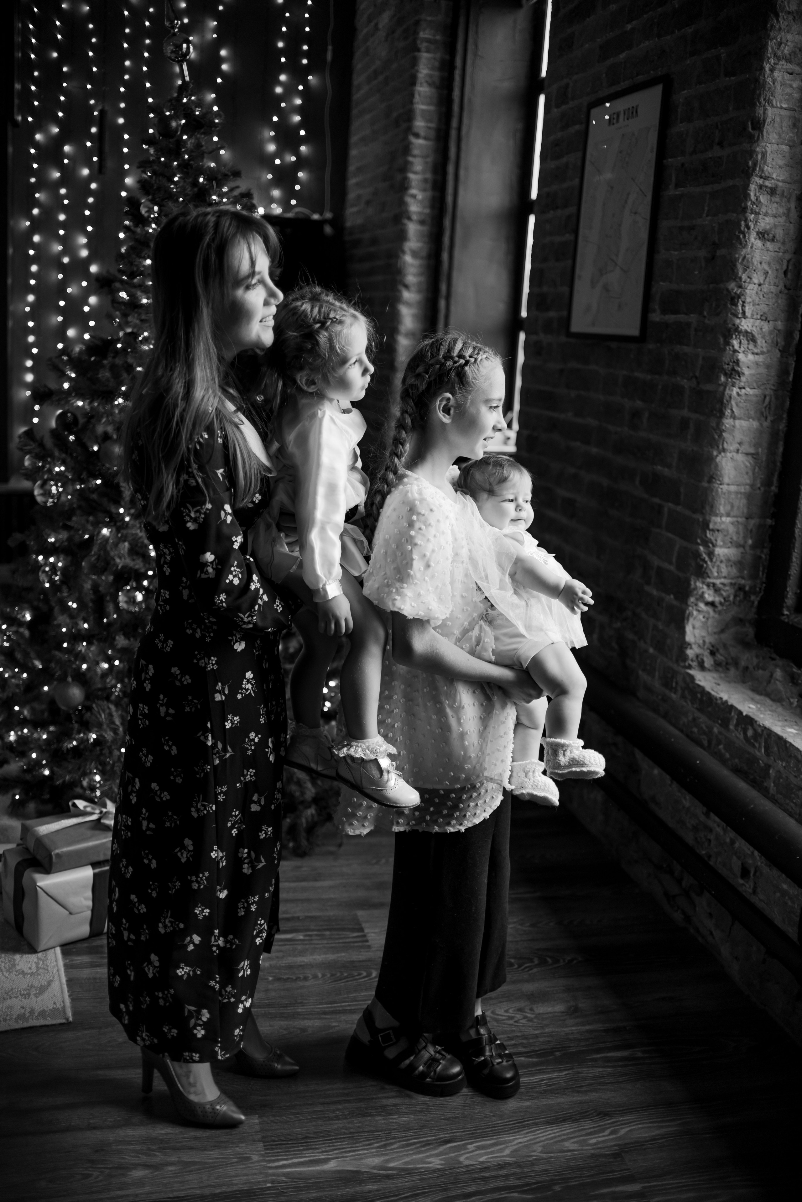 Новогодние фотосессии в студиях. Свадебный и семейный фотограф Екатерина Пушан. Москва, Балашиха, Железнодорожный, Солнечногорск