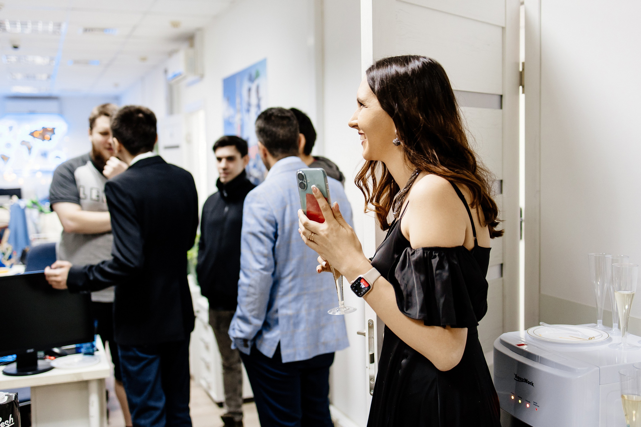 Новогодний корпоратив в офисе. Свадебный и семейный фотограф Екатерина Иванова
