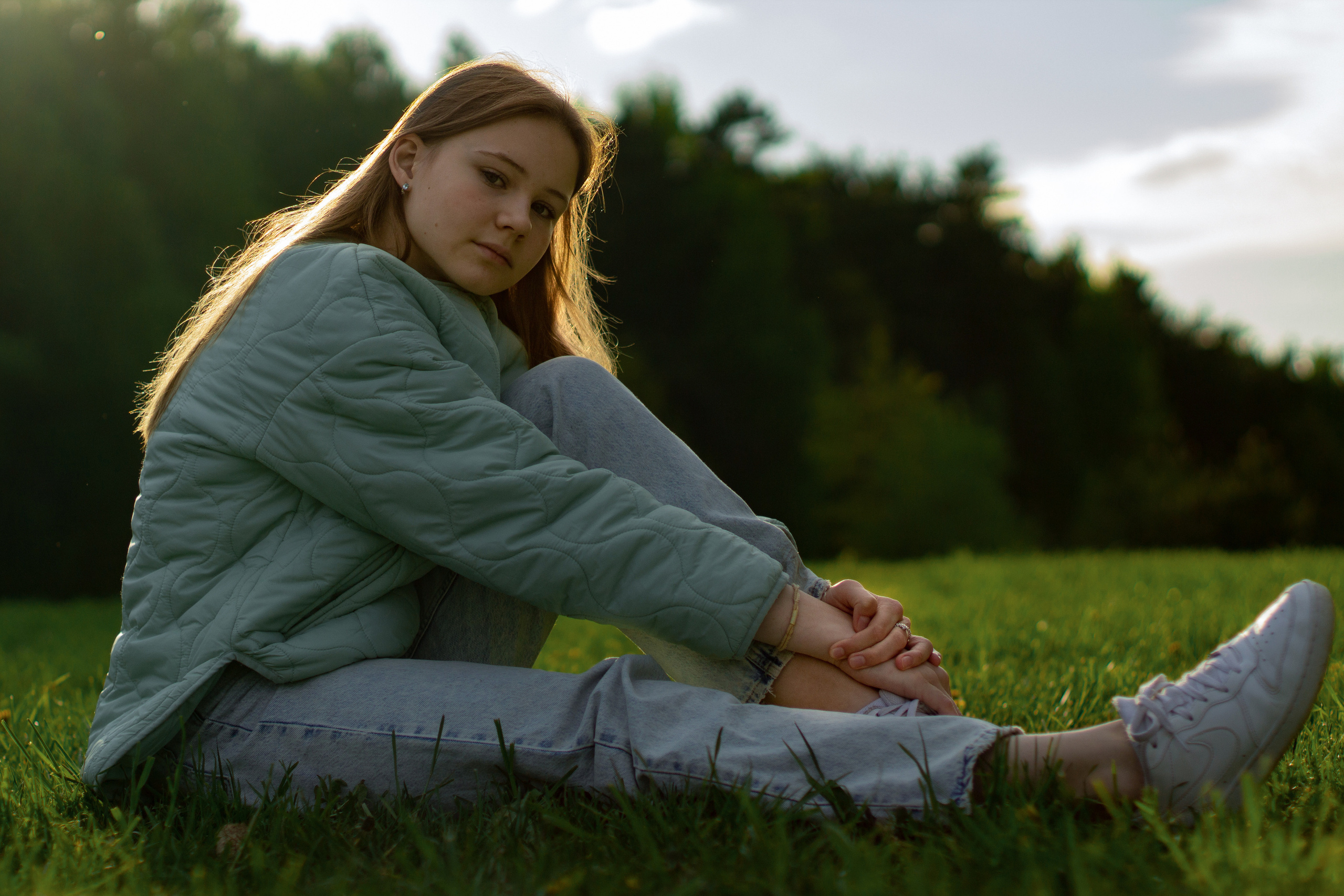 Юля с дочками в Мещерском парке. Юлия Разваркина фотограф Подольск