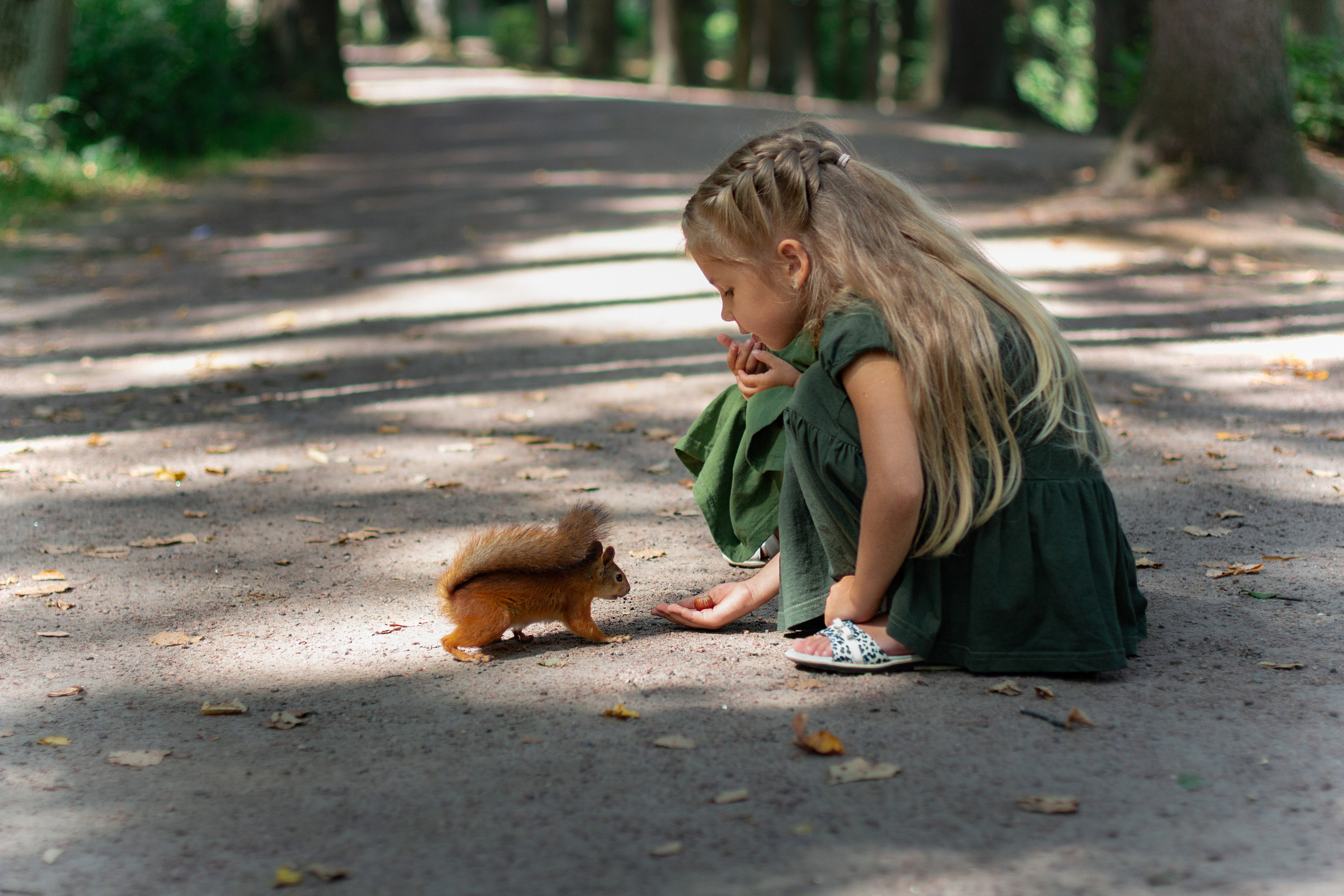 Девочки и белочки. Юлия Разваркина фотограф Подольск