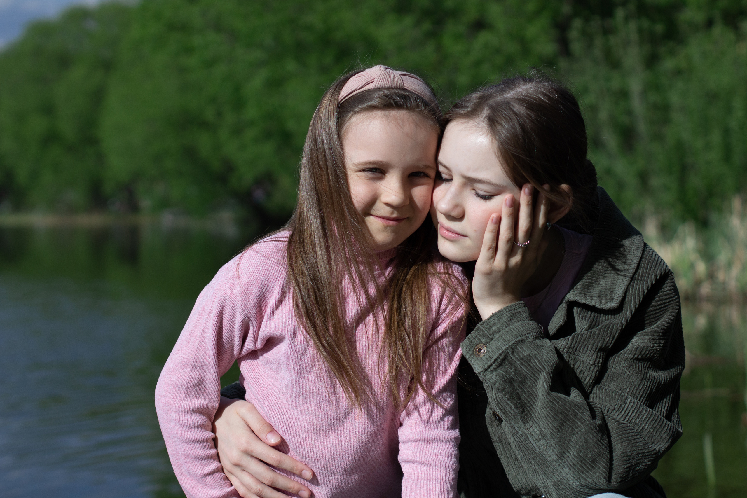Юля с дочками в Мещерском парке. Юлия Разваркина фотограф Подольск