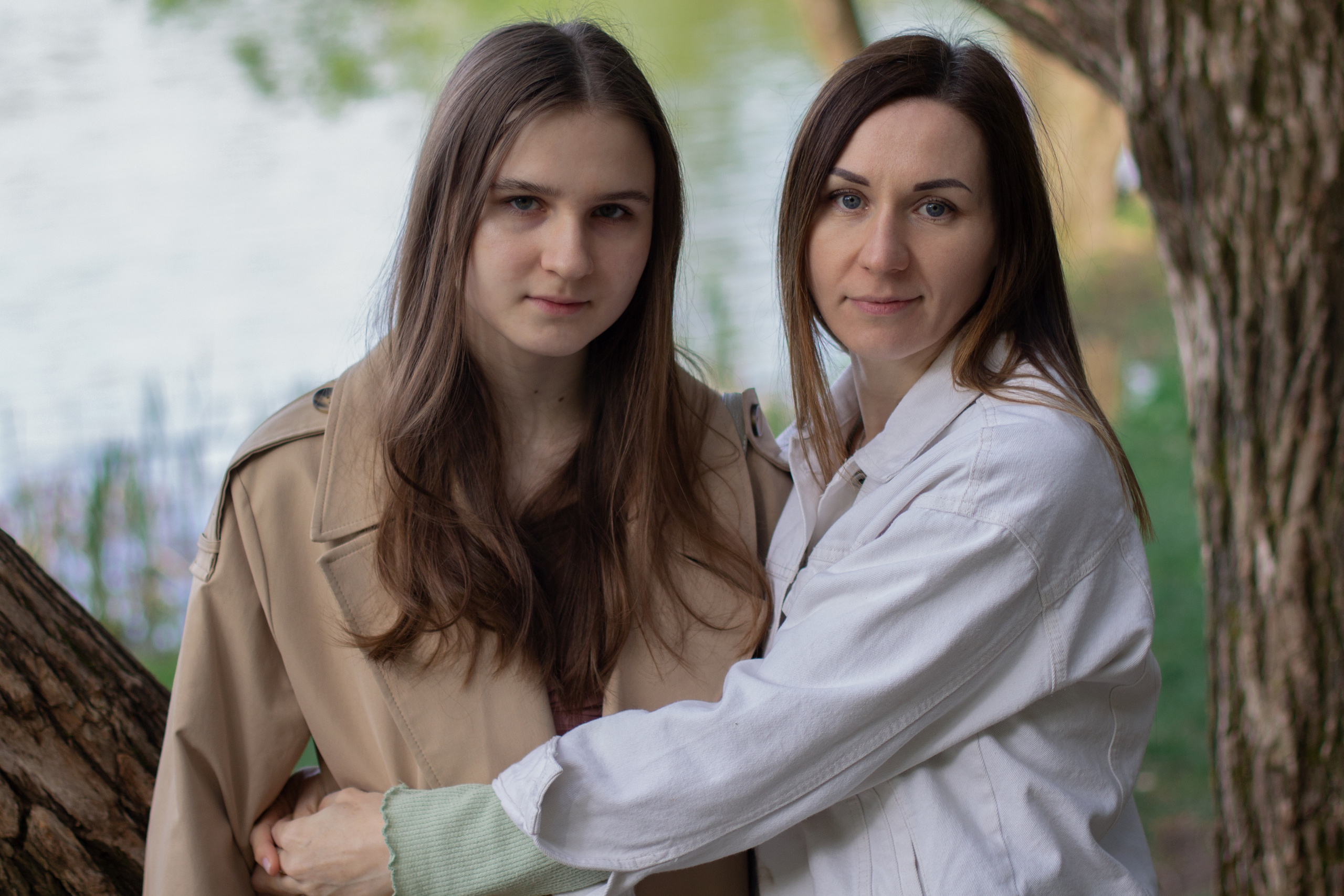 Юля с дочками в Мещерском парке. Юлия Разваркина фотограф Подольск