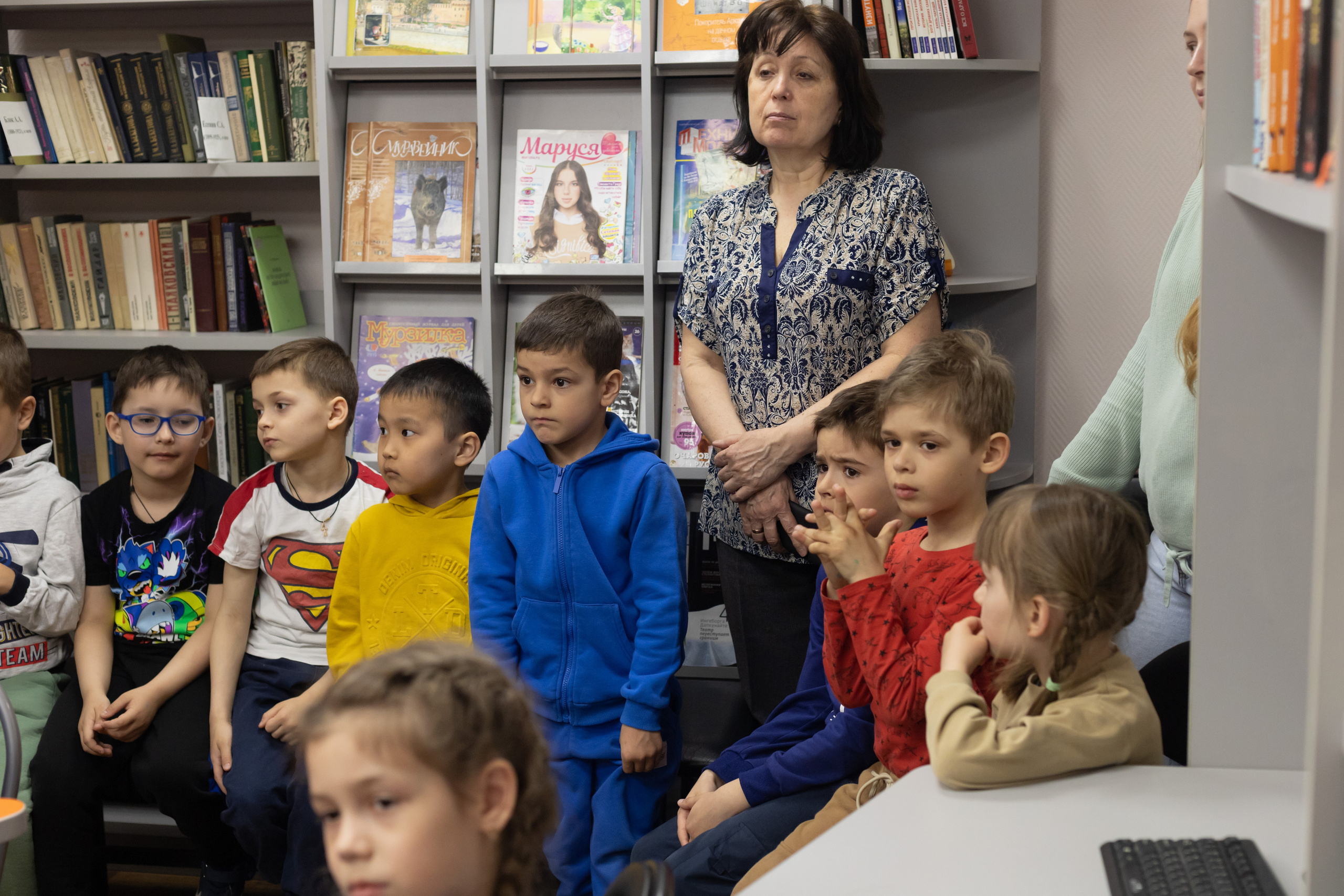 Экскурсия в библиотеку 17 гр детский сад № 30. Юлия Разваркина фотограф Подольск