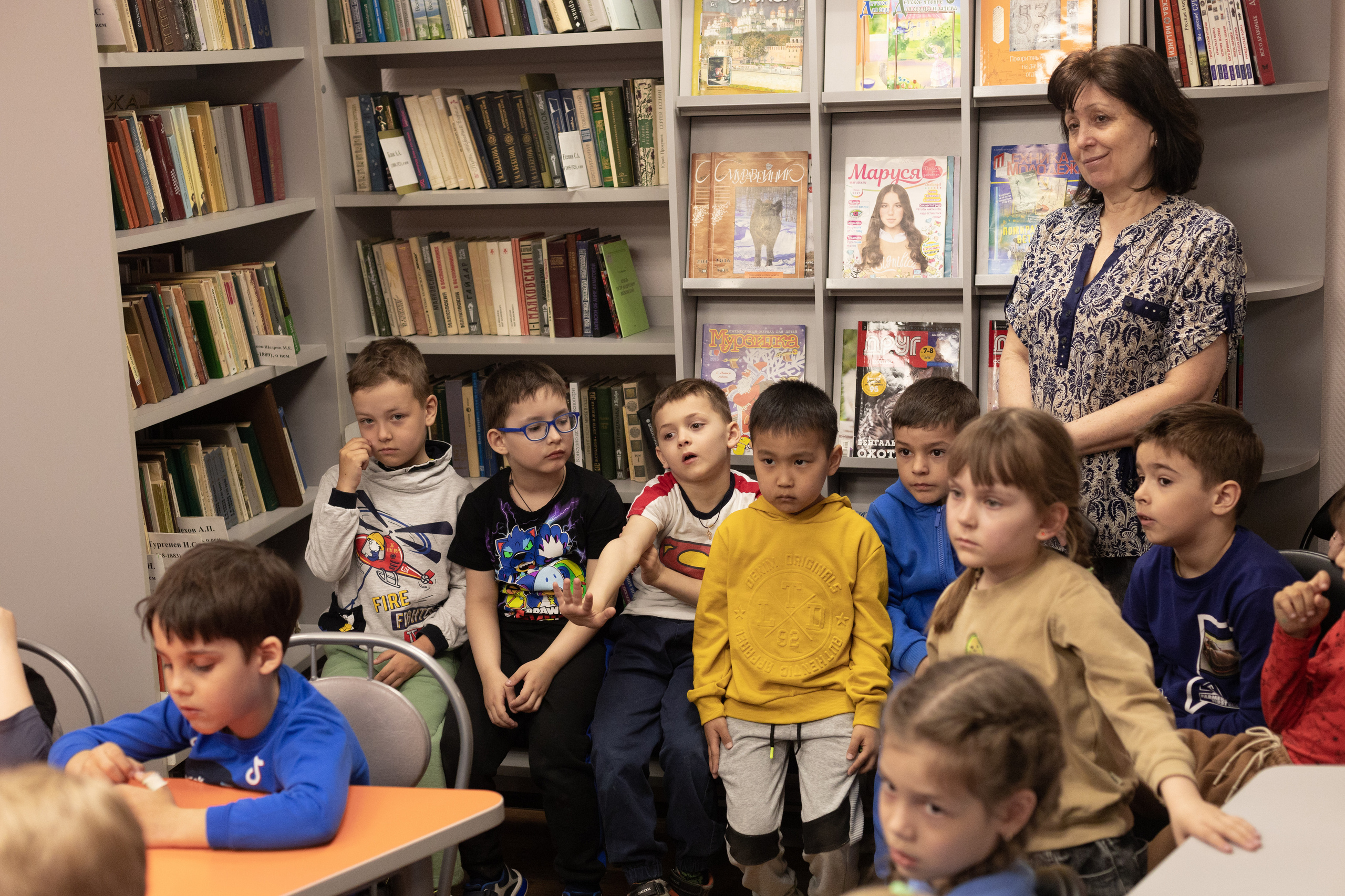 Экскурсия в библиотеку 17 гр детский сад № 30. Юлия Разваркина фотограф Подольск