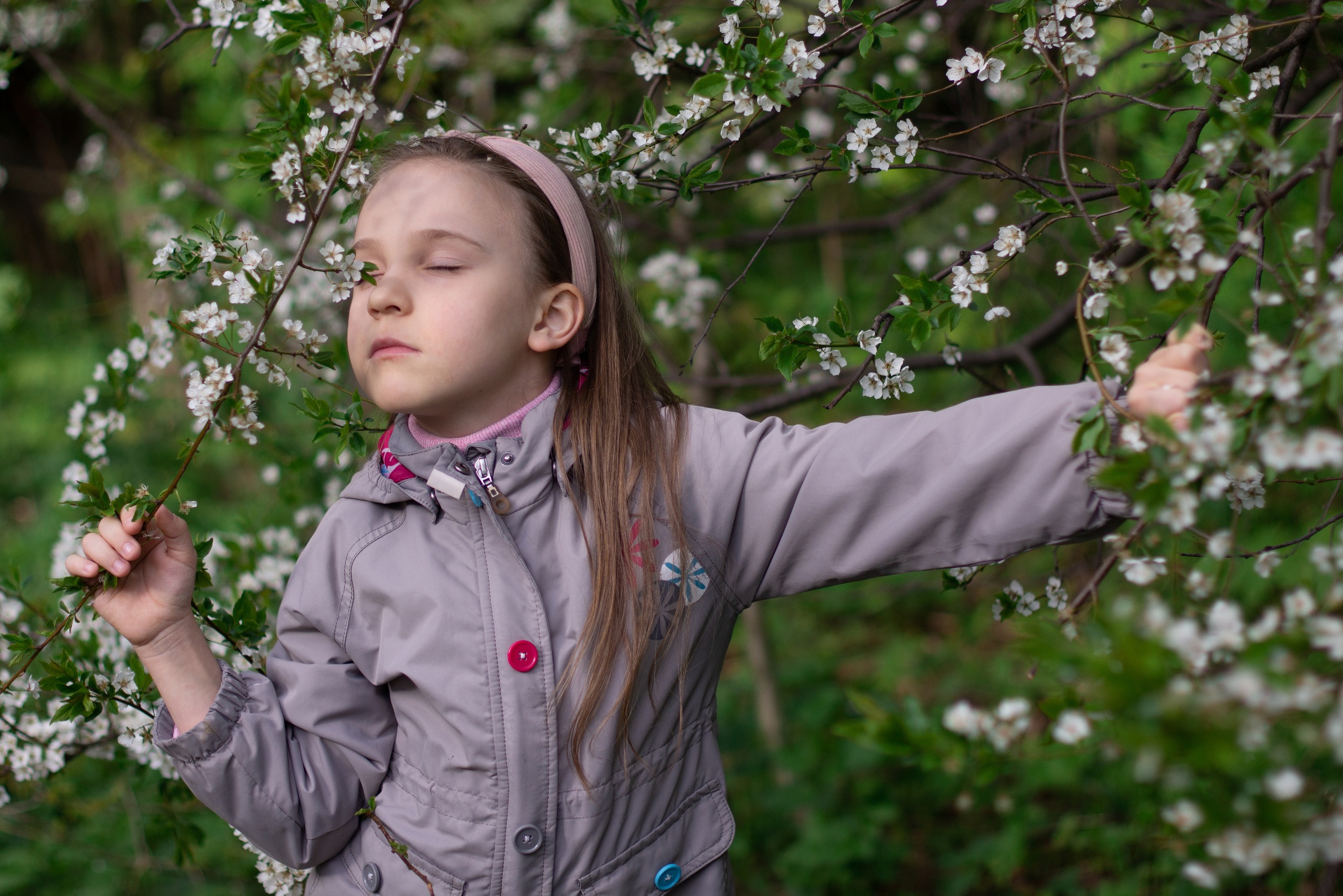 Юля с дочками в Мещерском парке. Юлия Разваркина фотограф Подольск