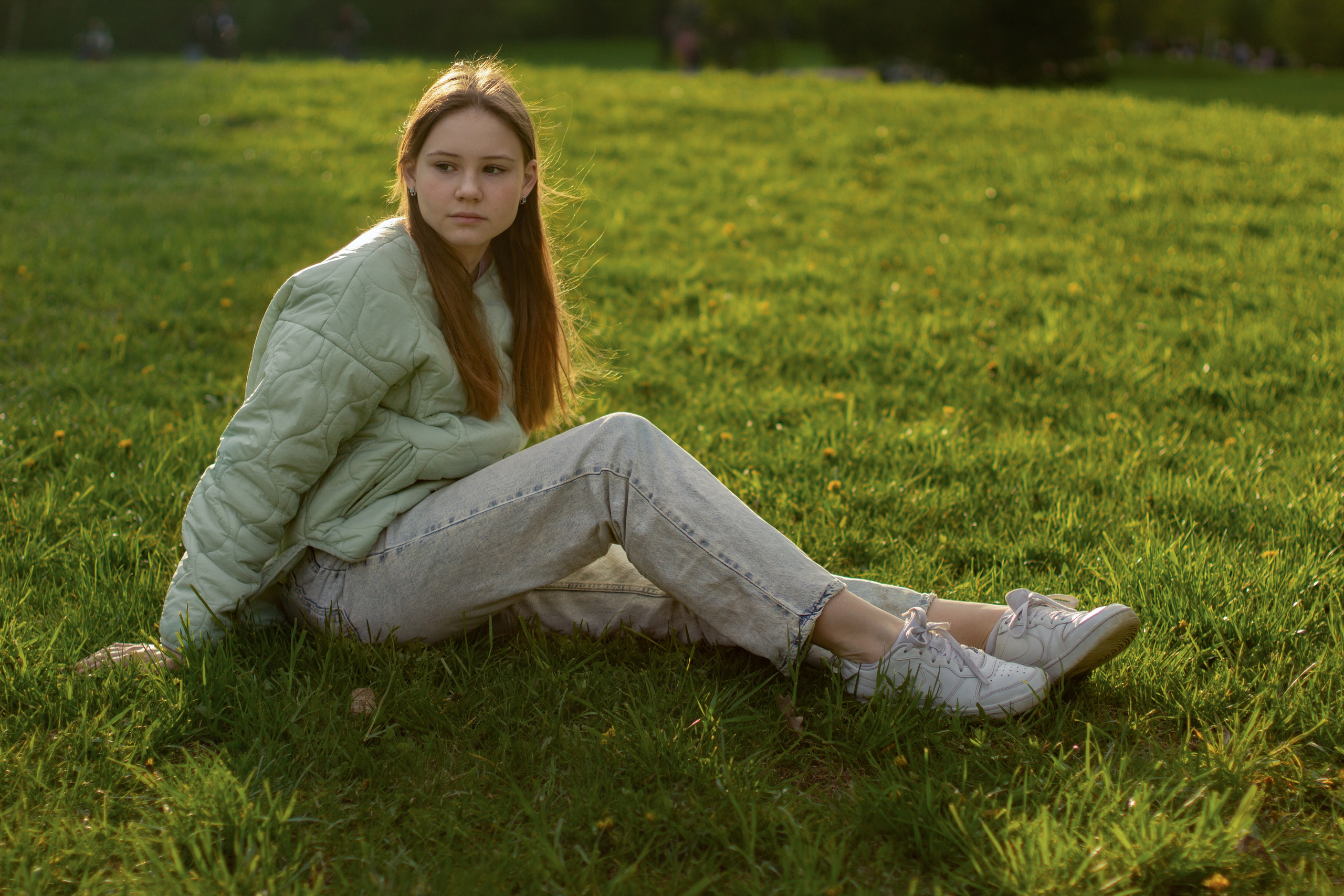 Юля с дочками в Мещерском парке. Юлия Разваркина фотограф Подольск
