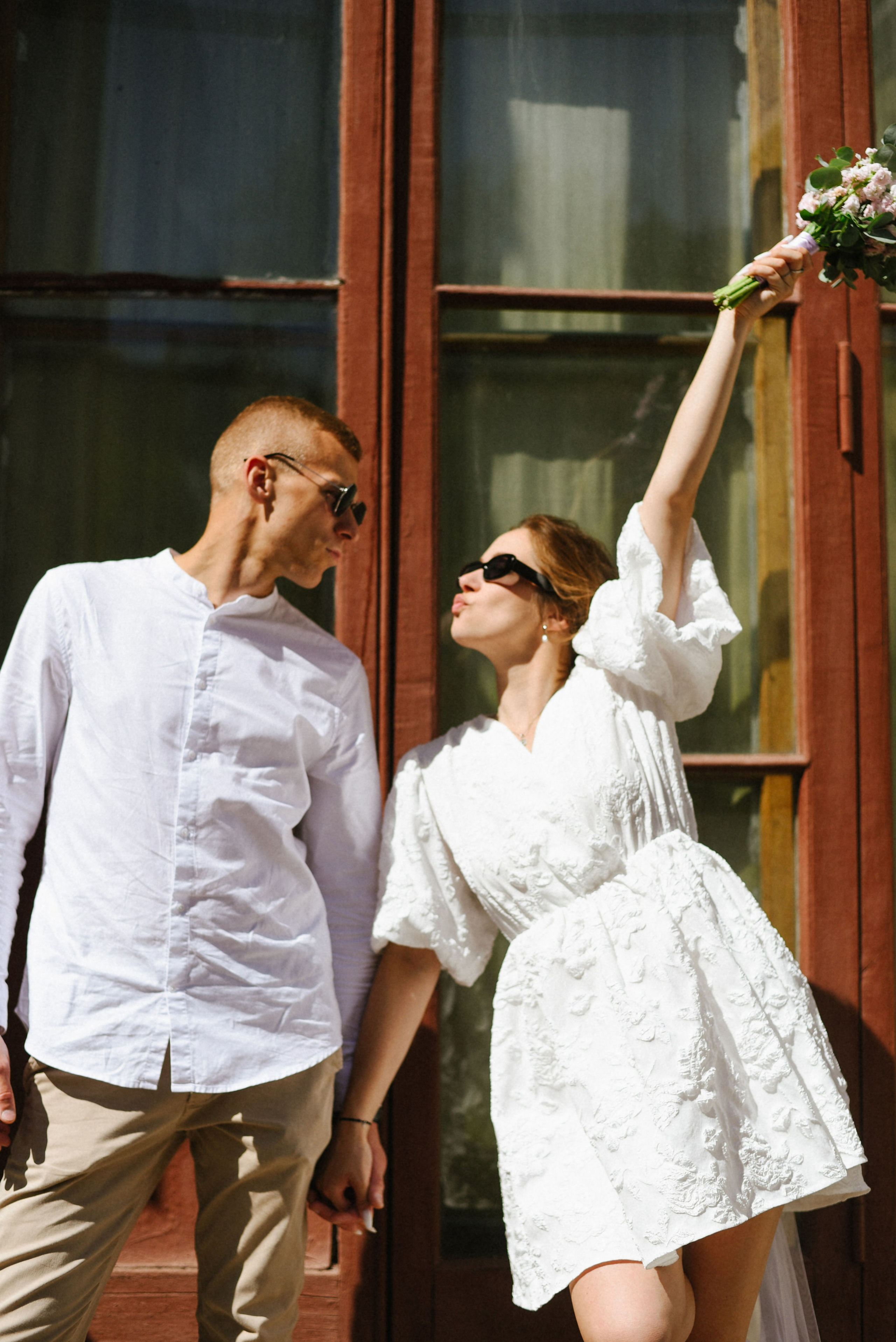 Андрей и Дарья ЗАГС № 4 Свадебная прогулка по городу. Фотограф Лола Волна, город Москва
