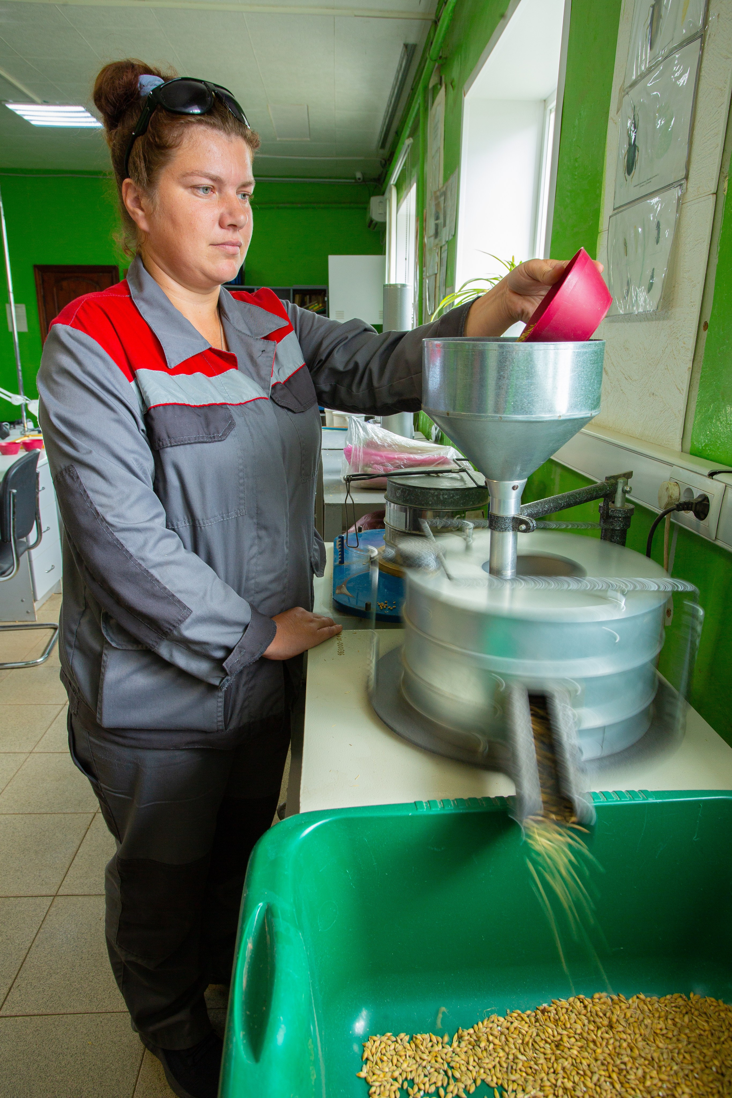 Лаборатория на Добринском элеваторе