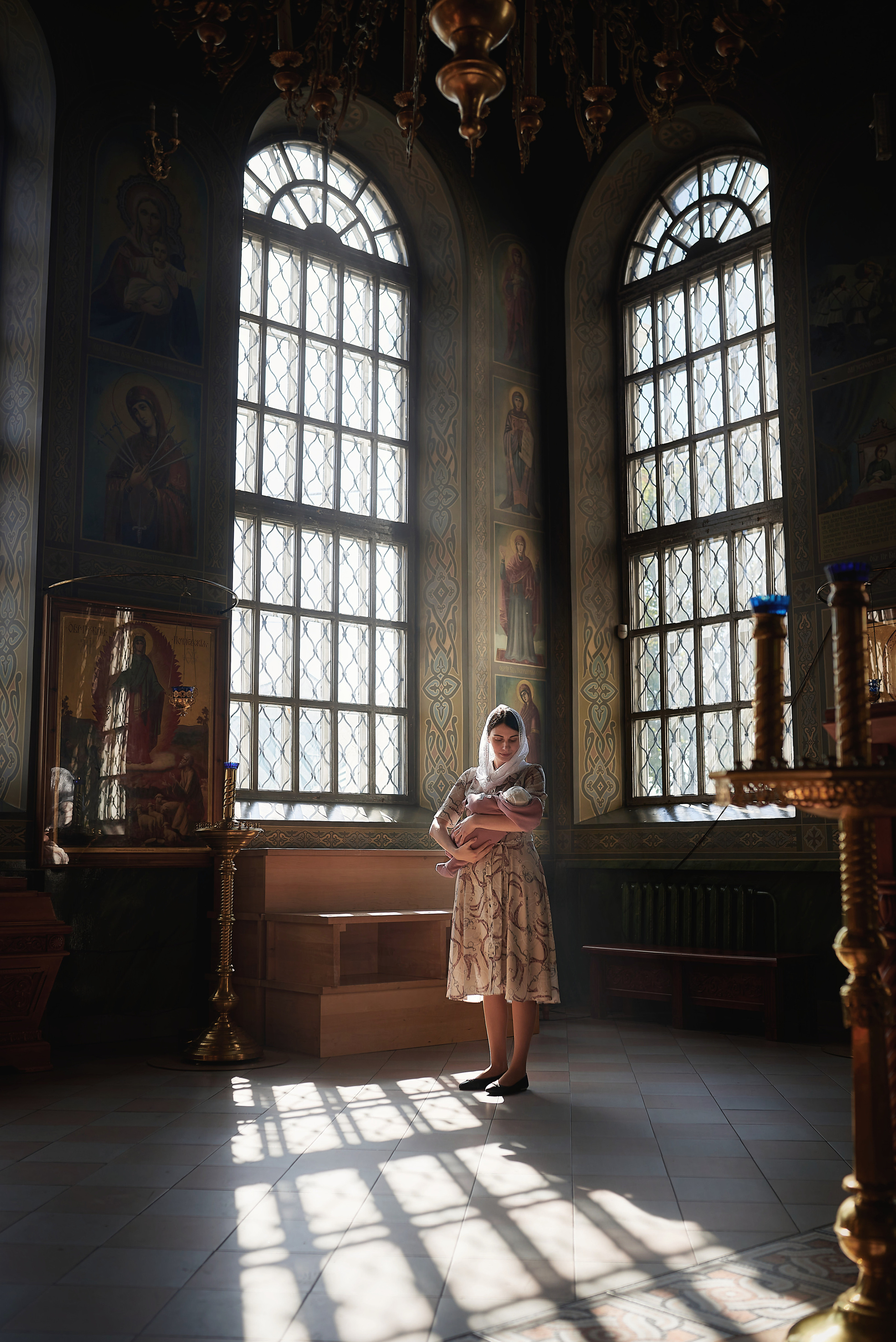 Крещение Анны в Храме Преполовения Пятидесятницы. Семейный фотограф в Ростове-на-Дону Татьяна Литвинова