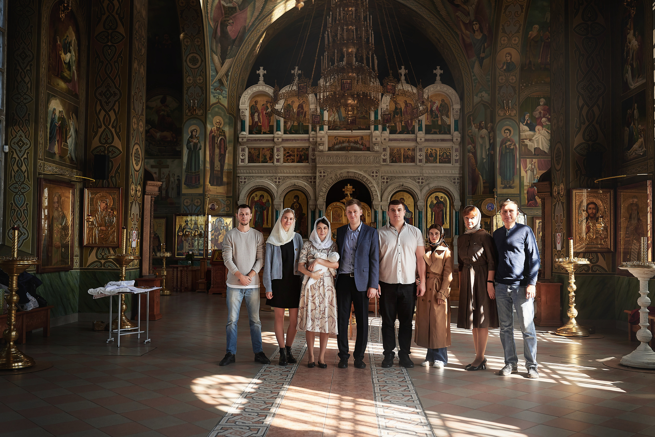Крещение Анны в Храме Преполовения Пятидесятницы. Семейный фотограф в Ростове-на-Дону Татьяна Литвинова