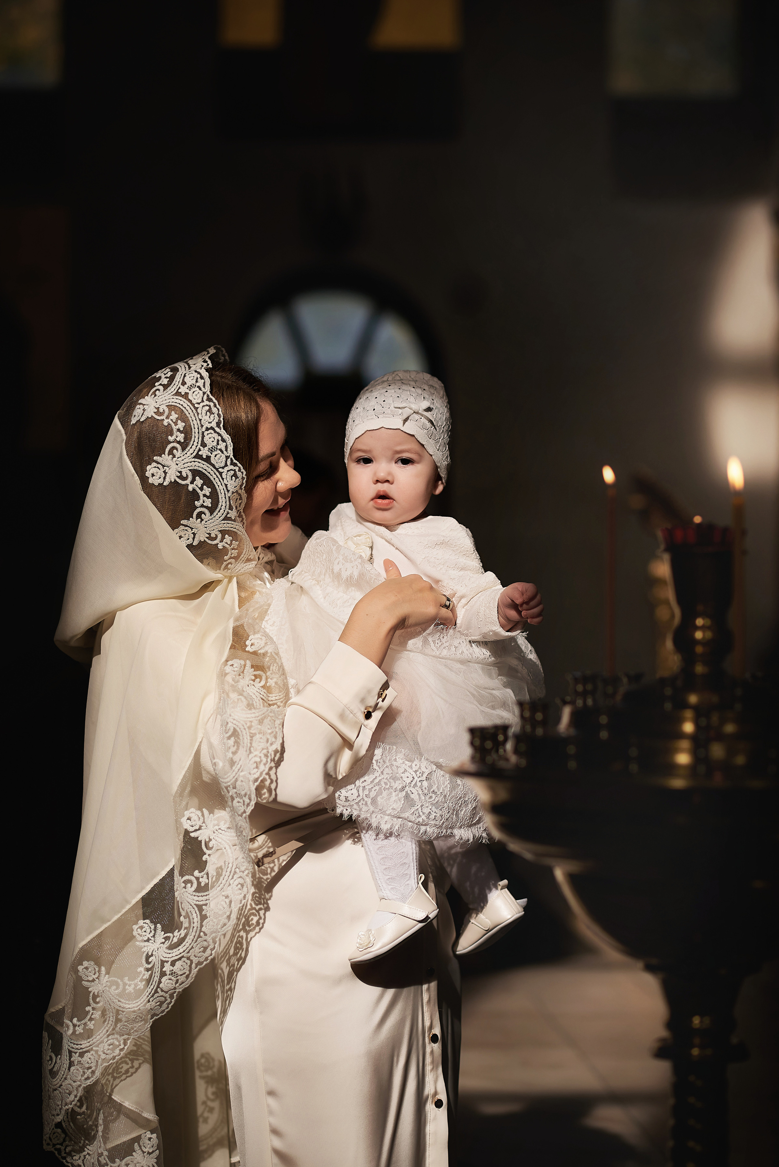Крещение Миланы в Храме Дмитрия Ростовского. Семейный фотограф в Ростове-на-Дону Татьяна Литвинова