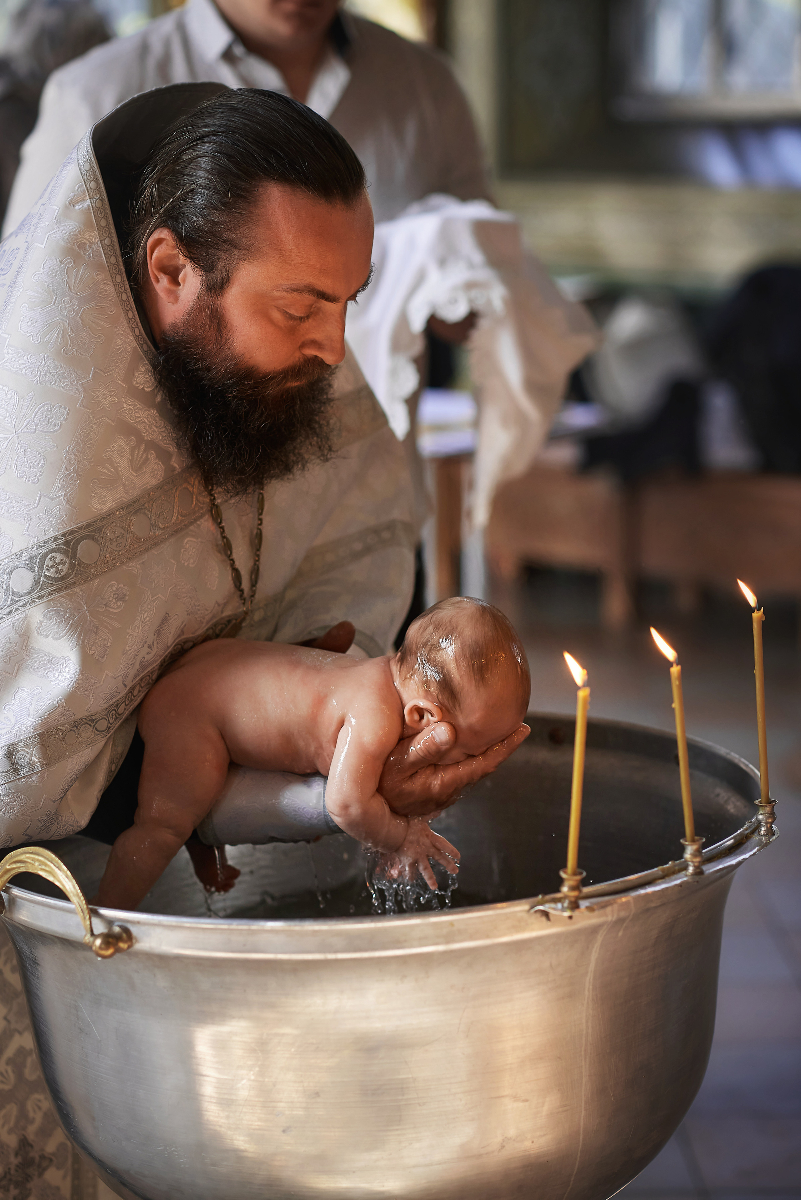 Крещение Анны в Храме Преполовения Пятидесятницы. Семейный фотограф в Ростове-на-Дону Татьяна Литвинова