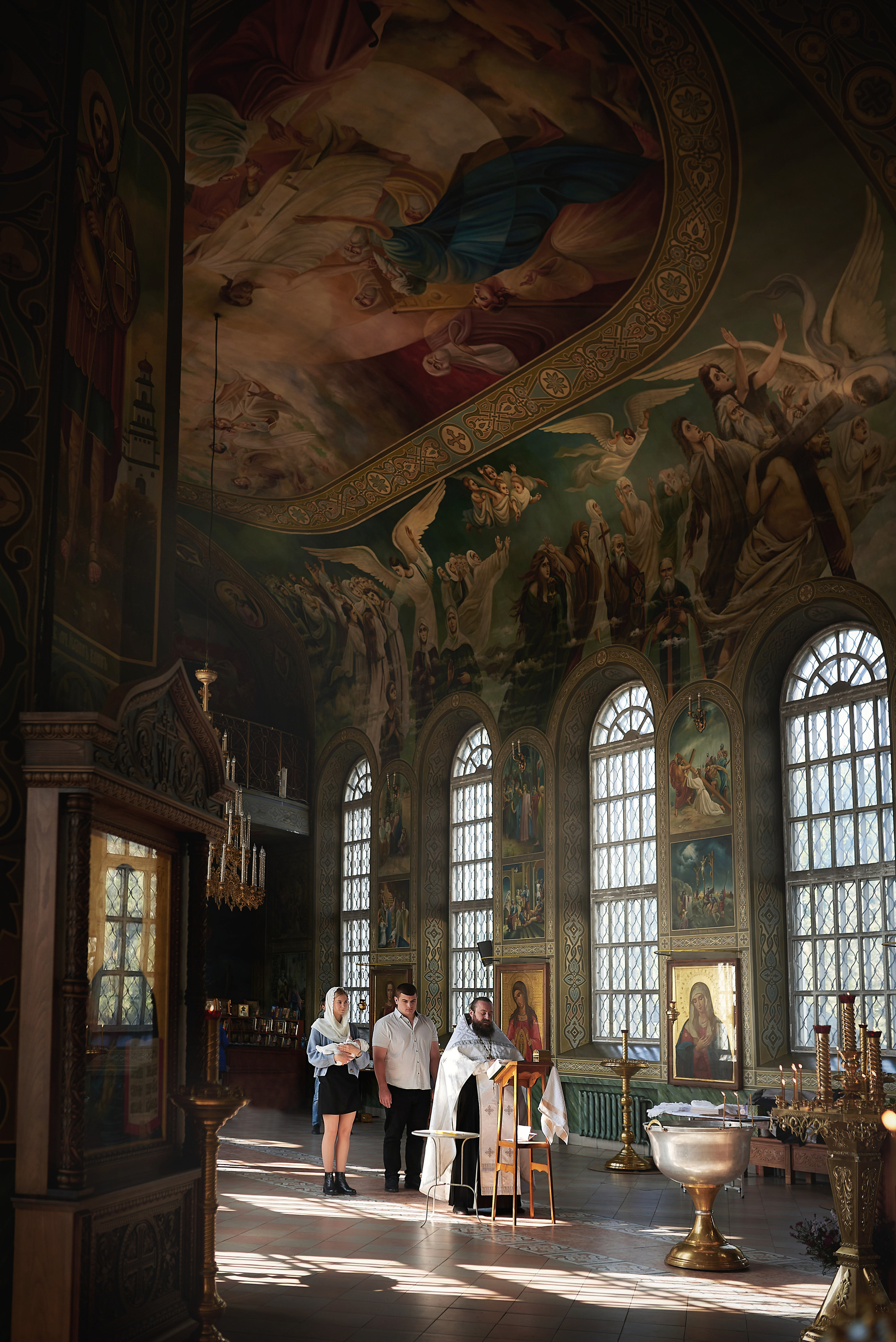 Крещение Анны в Храме Преполовения Пятидесятницы. Семейный фотограф в Ростове-на-Дону Татьяна Литвинова