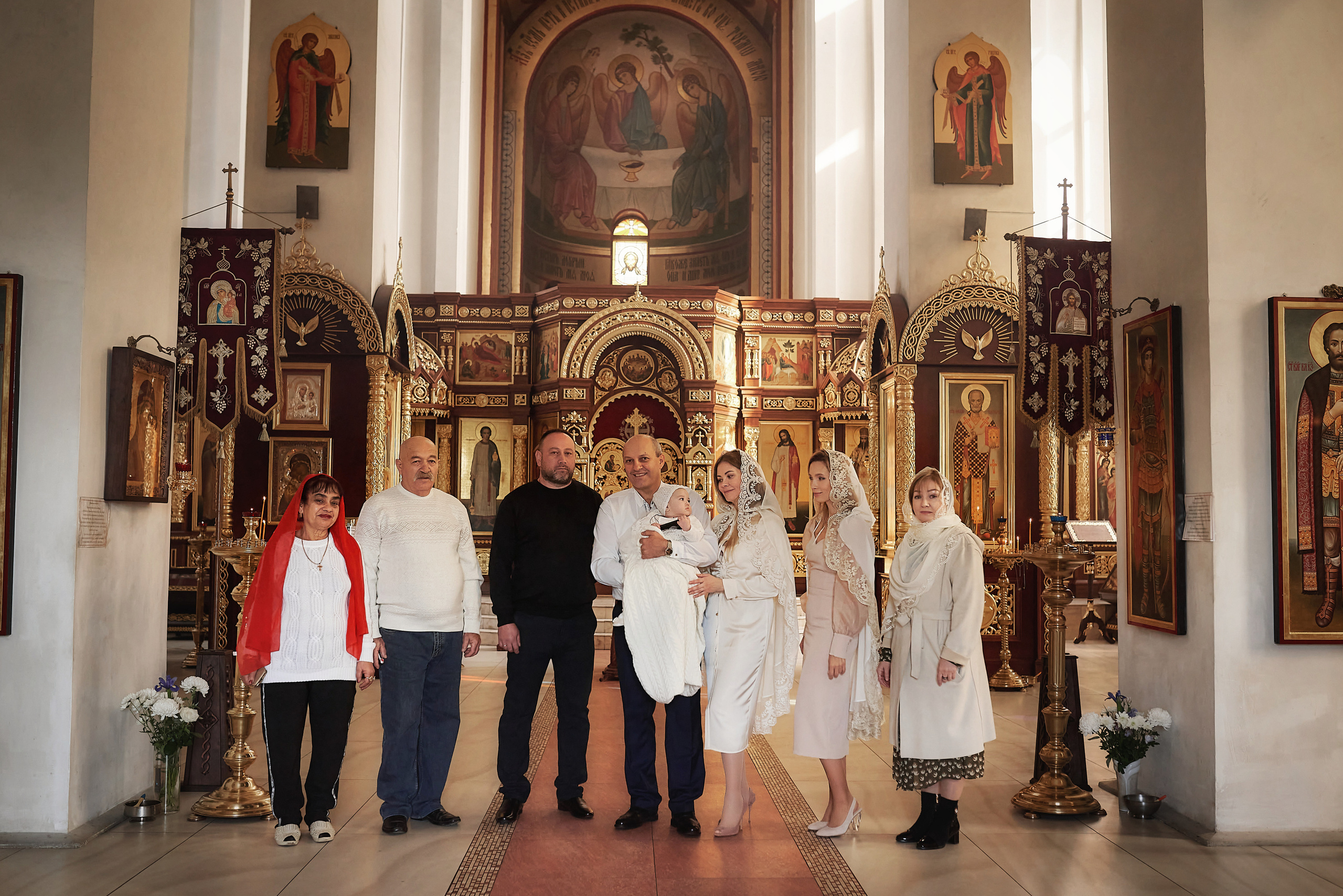 Крещение Миланы в Храме Дмитрия Ростовского. Семейный фотограф в Ростове-на-Дону Татьяна Литвинова