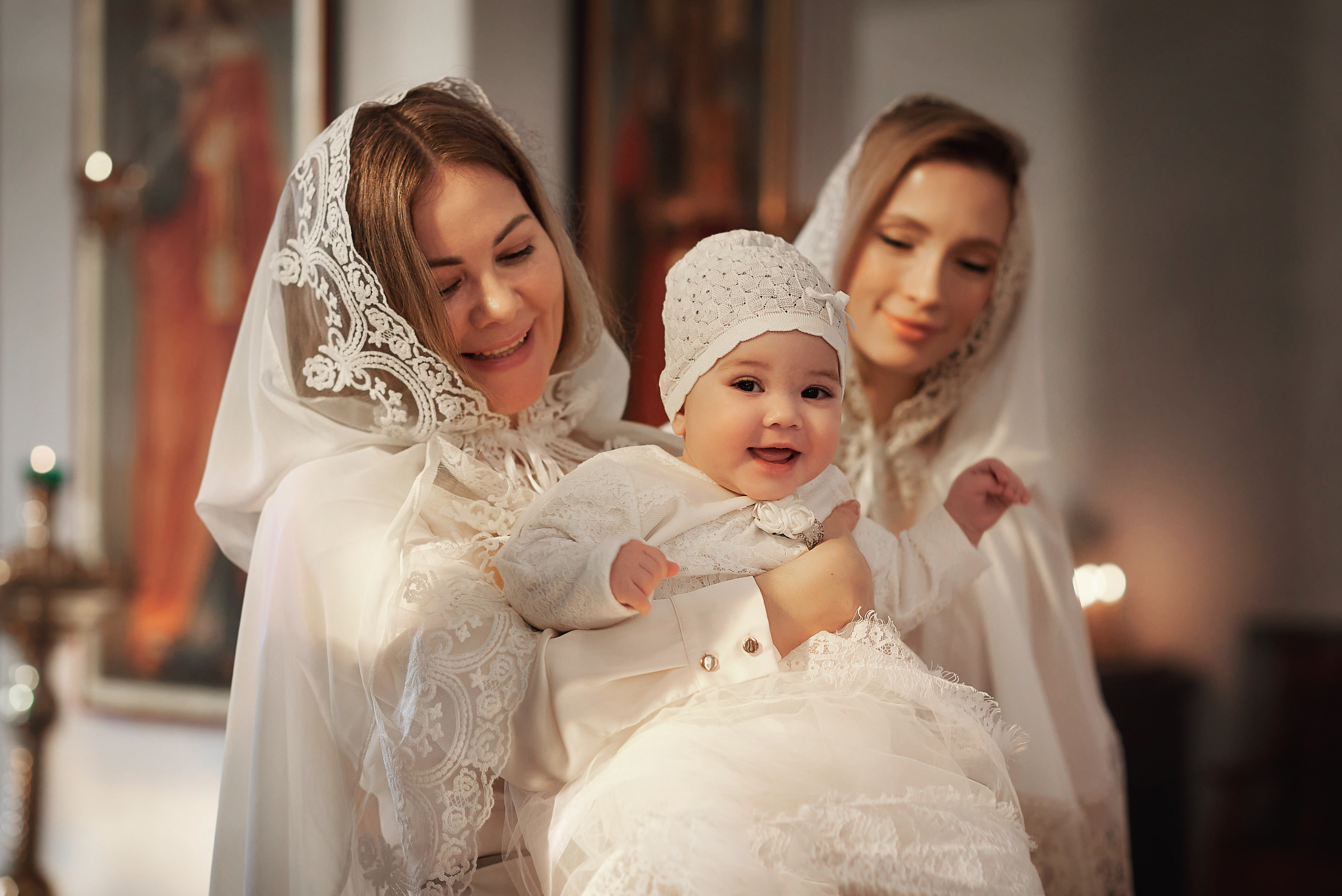 Крещение Миланы в Храме Дмитрия Ростовского. Семейный фотограф в Ростове-на-Дону Татьяна Литвинова