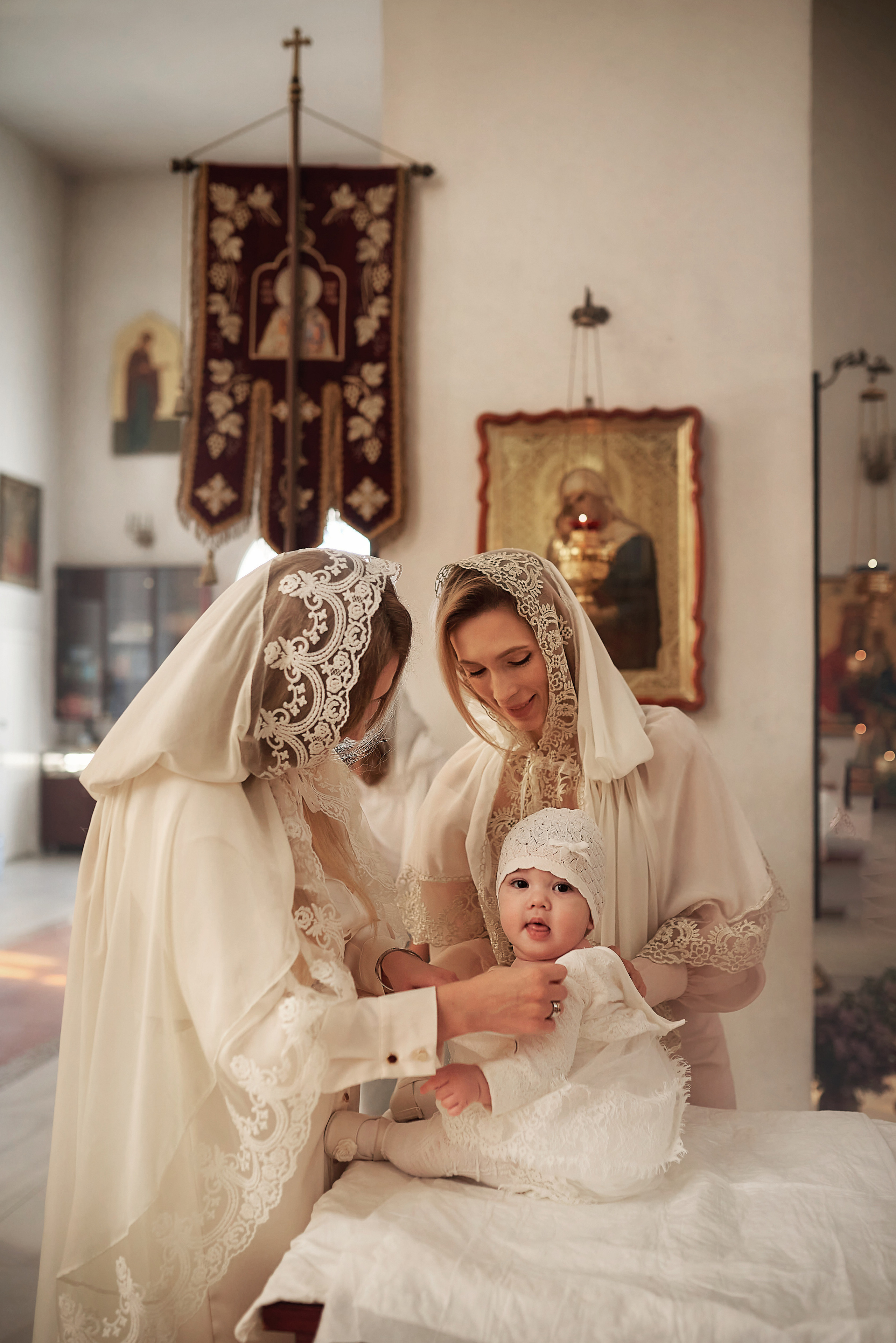 Крещение Миланы в Храме Дмитрия Ростовского. Семейный фотограф в Ростове-на-Дону Татьяна Литвинова