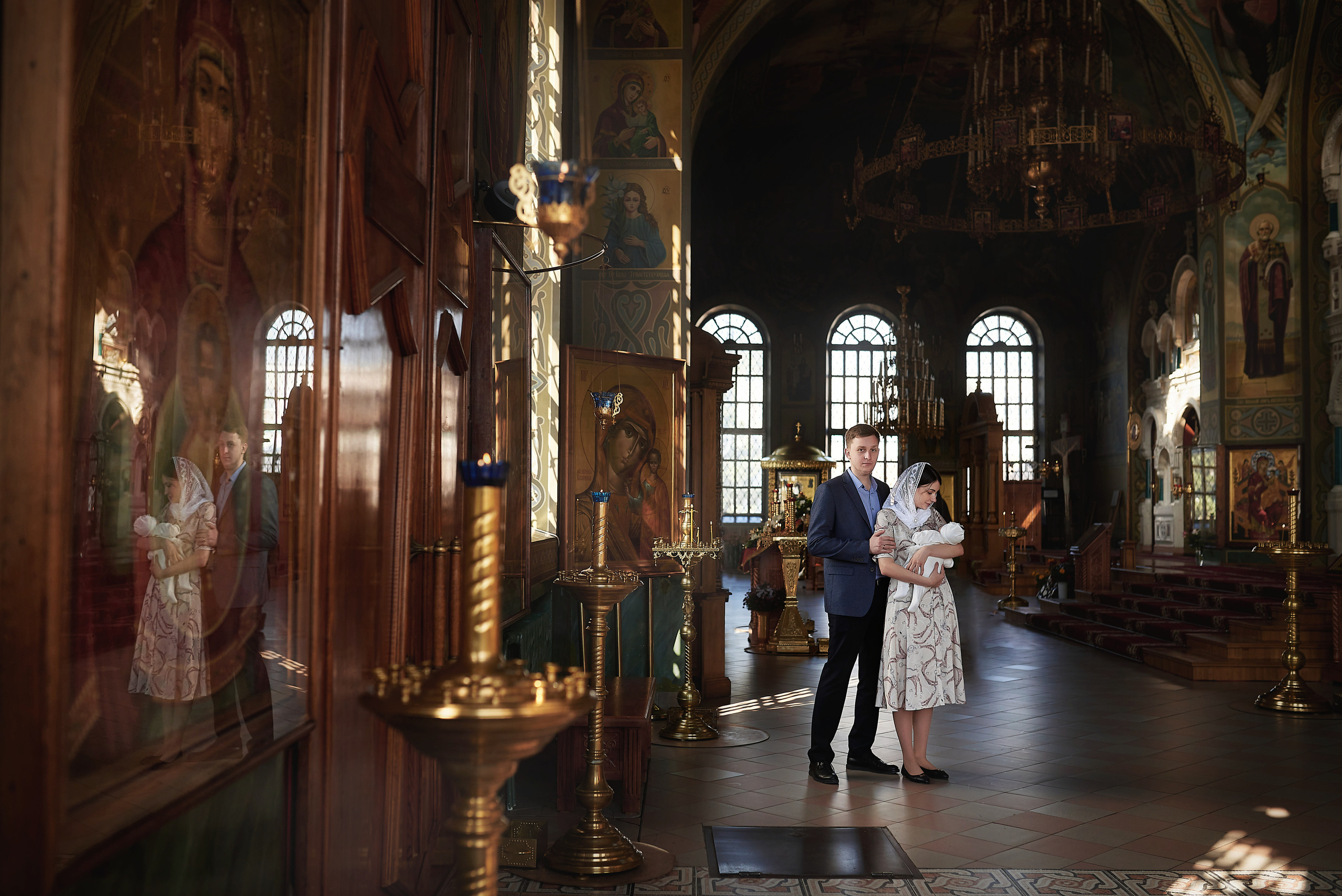 Крещение Анны в Храме Преполовения Пятидесятницы. Семейный фотограф в Ростове-на-Дону Татьяна Литвинова