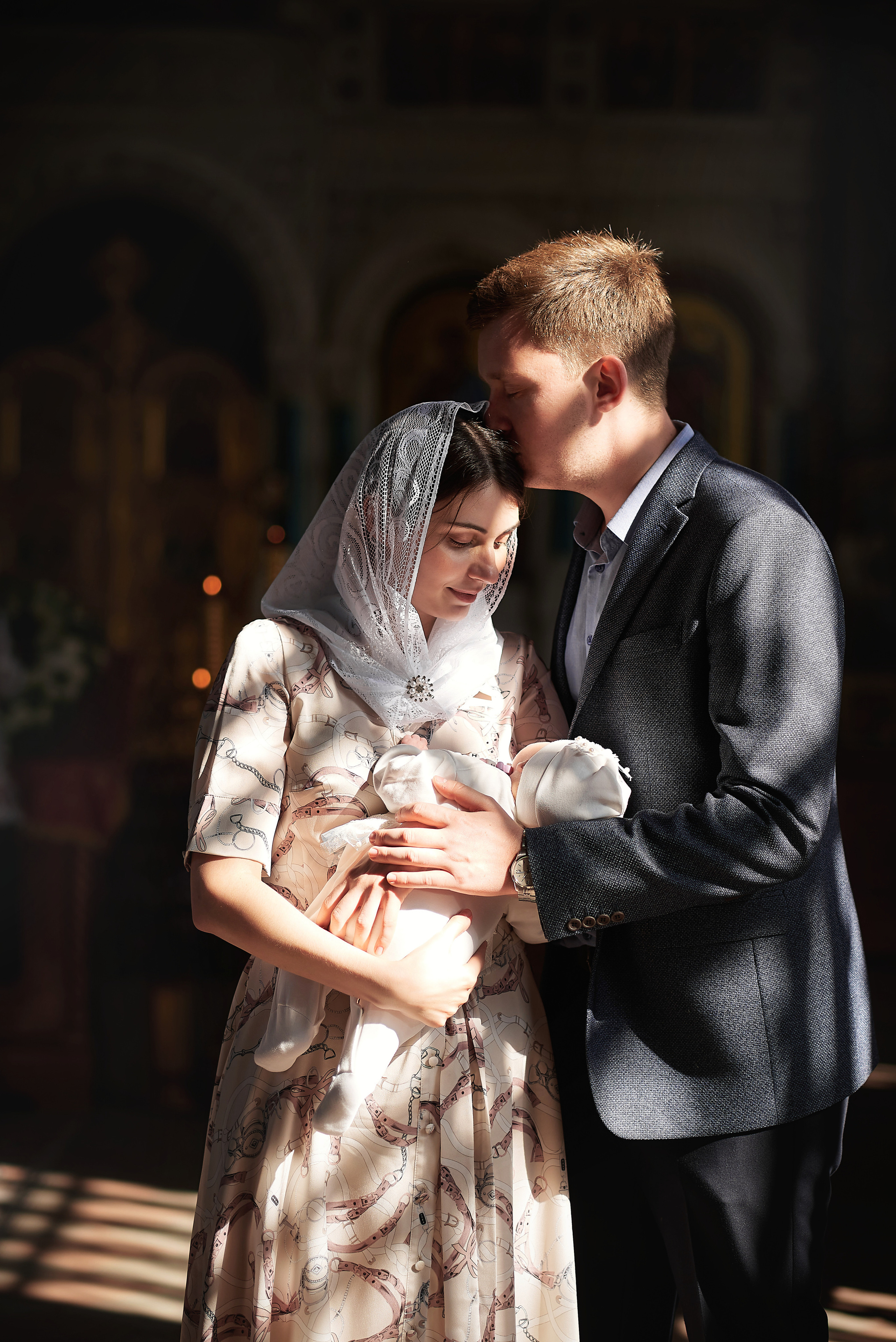 Крещение Анны в Храме Преполовения Пятидесятницы. Семейный фотограф в Ростове-на-Дону Татьяна Литвинова