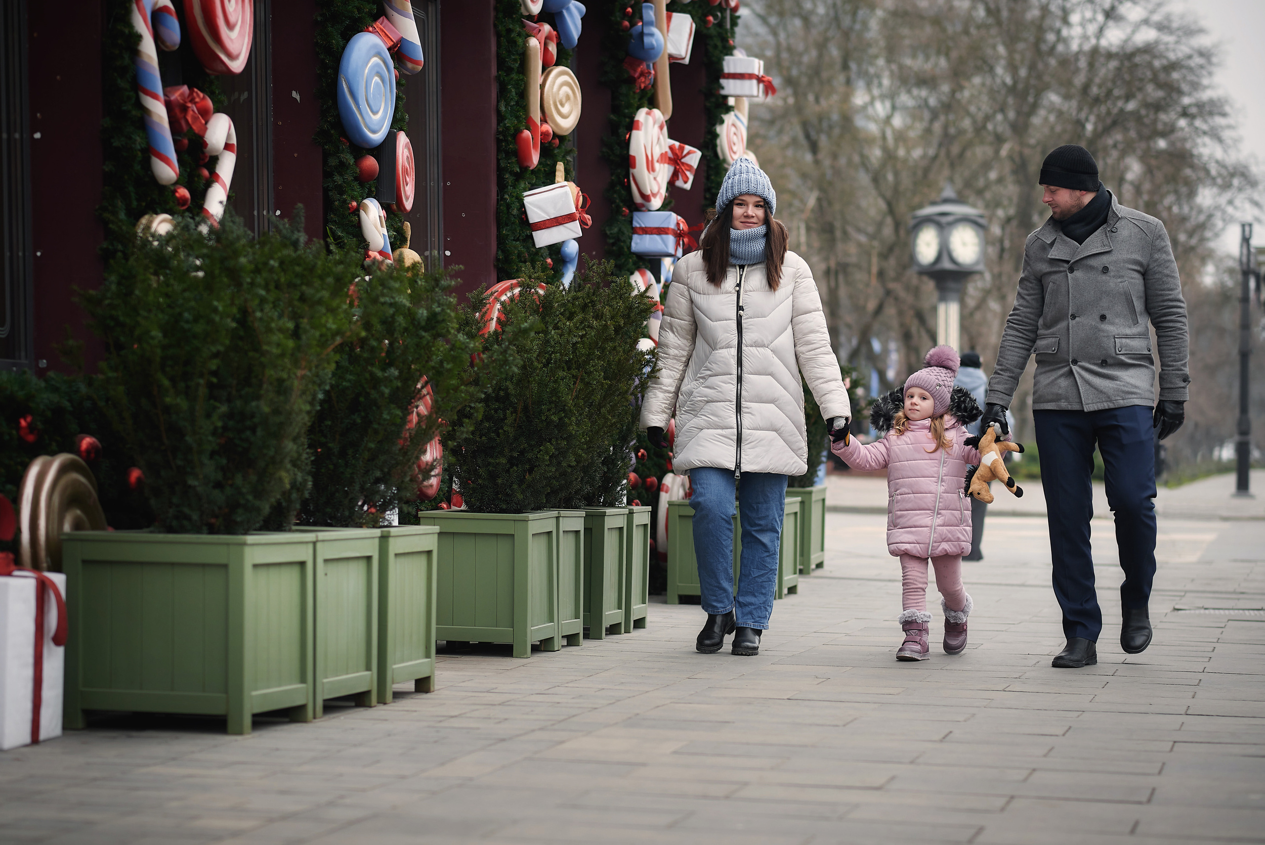Предновогодняя прогулка по городу. Семейный фотограф в Ростове-на-Дону Татьяна Литвинова