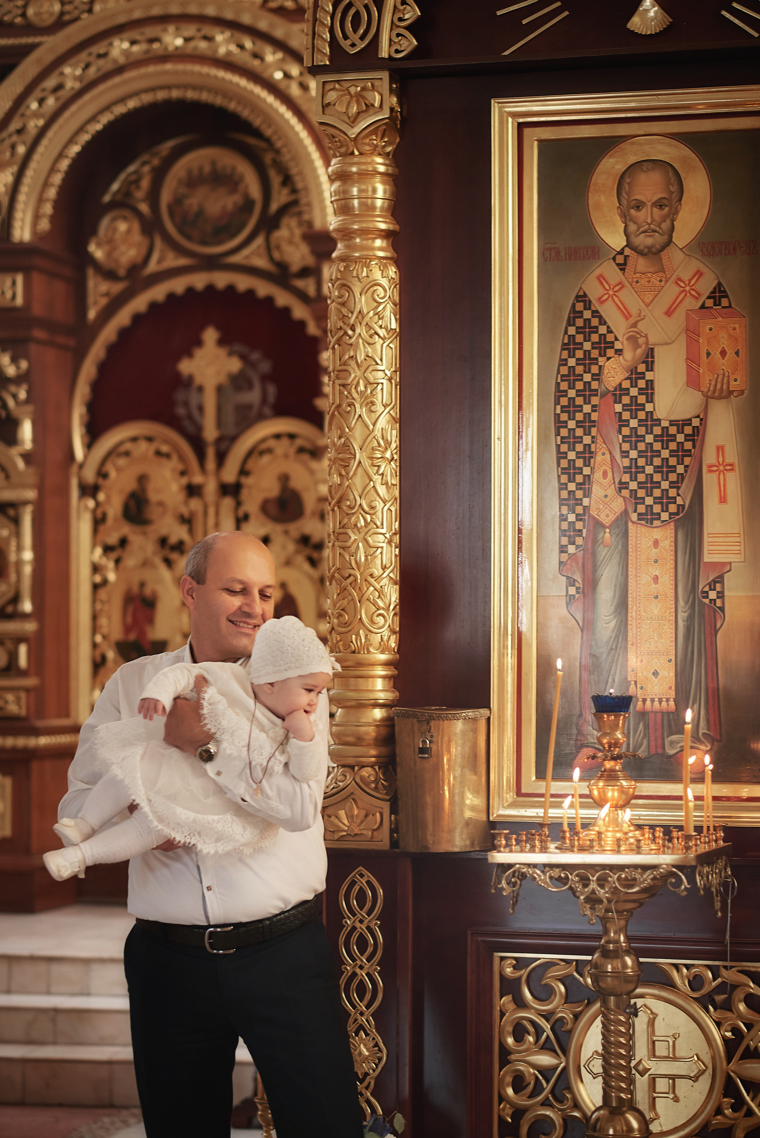 Крещение Миланы в Храме Дмитрия Ростовского. Семейный фотограф в Ростове-на-Дону Татьяна Литвинова