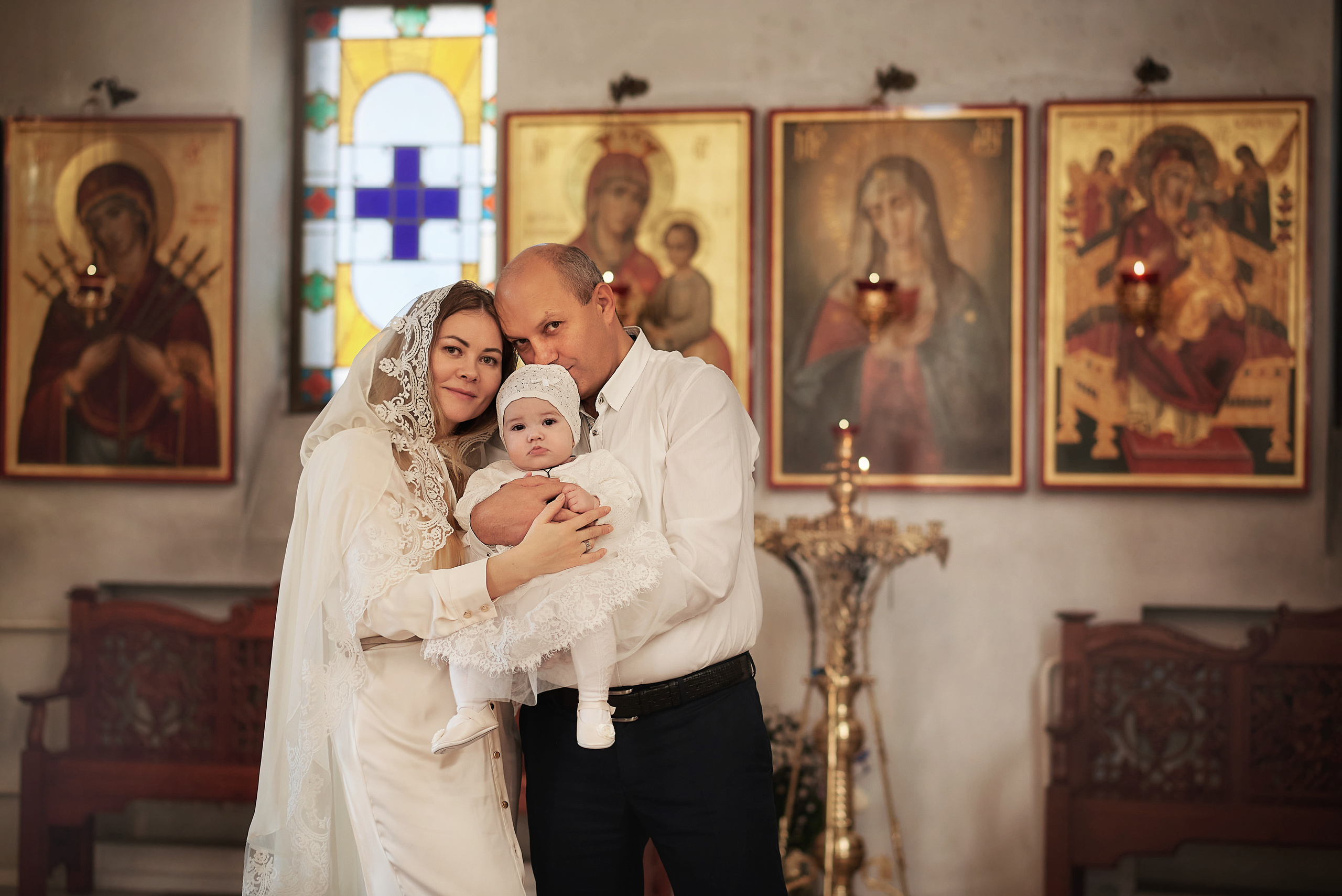 Крещение Миланы в Храме Дмитрия Ростовского. Семейный фотограф в Ростове-на-Дону Татьяна Литвинова